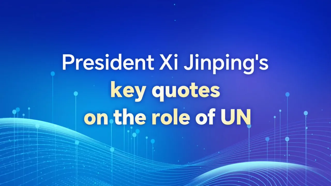 Çin Lideri Xi Jinping'tan Birleşmiş Milletler'in Rolüne İlişkin Açıklamalar Çin Lideri Xi Jinping'tan Birleşmiş Milletler'in Rolüne İlişkin Açıklamalar