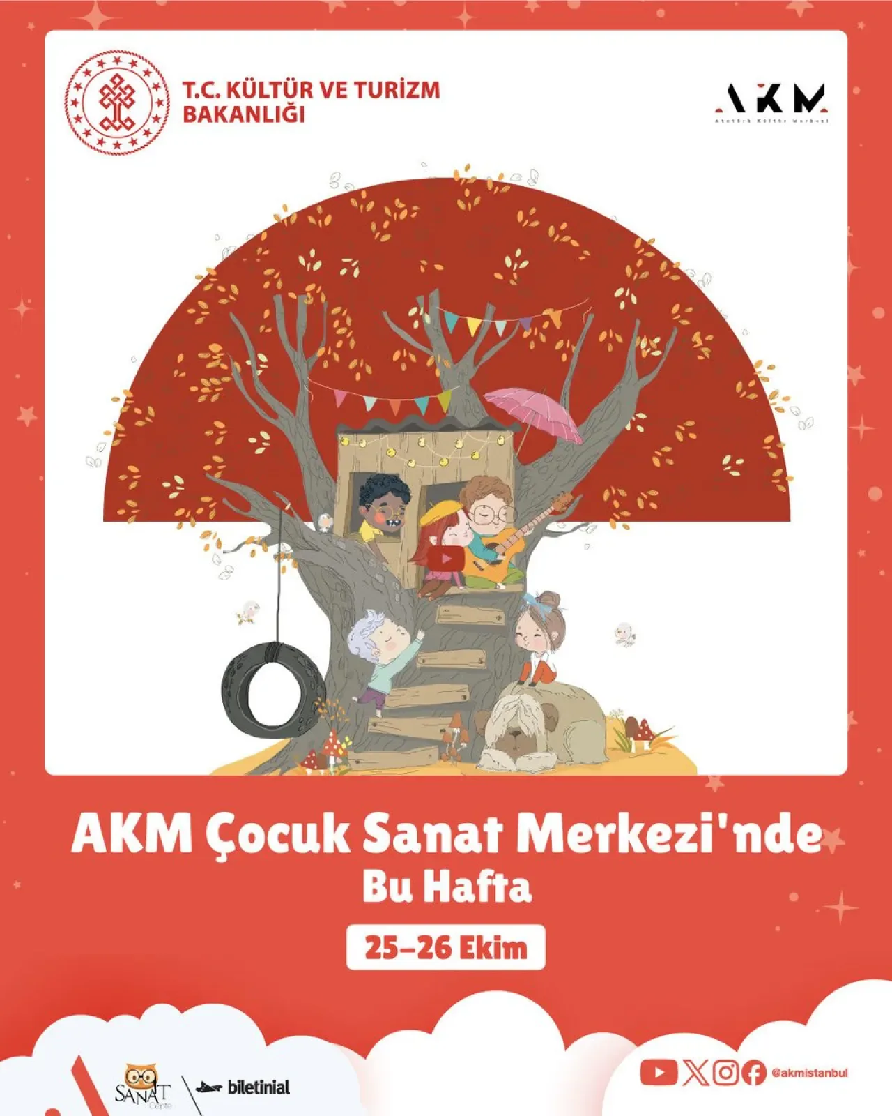 AKM Çocuk Sanat Merkezi'nde Hafta Sonu Çocuklar İçin Sanat Dolu Atölyeler AKM Çocuk Sanat Merkezi'nde Hafta Sonu Çocuklar İçin Sanat Dolu Atölyeler