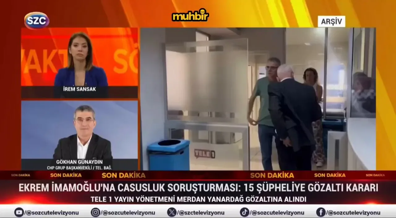 CHP'li Gökhan Günaydın'tan İmamoğlu İle İlgili Çarpıcı Casusluk İddiası CHP'li Gökhan Günaydın'tan İmamoğlu İle İlgili Çarpıcı Casusluk İddiası