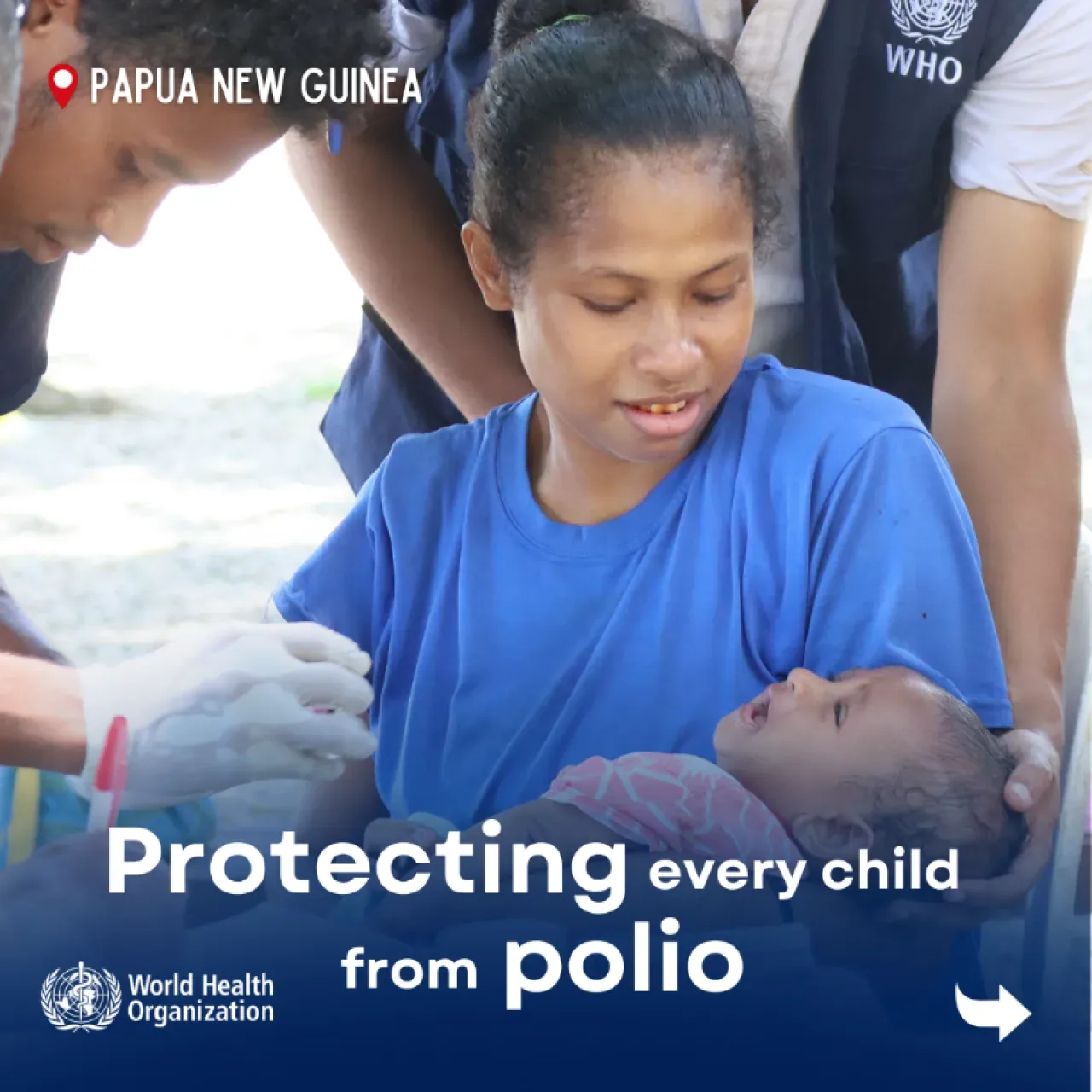 Papua Yeni Gine'de Uzak Adalarda Polio Aşılama Kampanyası Başarıyla Tamamlandı Papua Yeni Gine'de Uzak Adalarda Polio Aşılama Kampanyası Başarıyla Tamamlandı