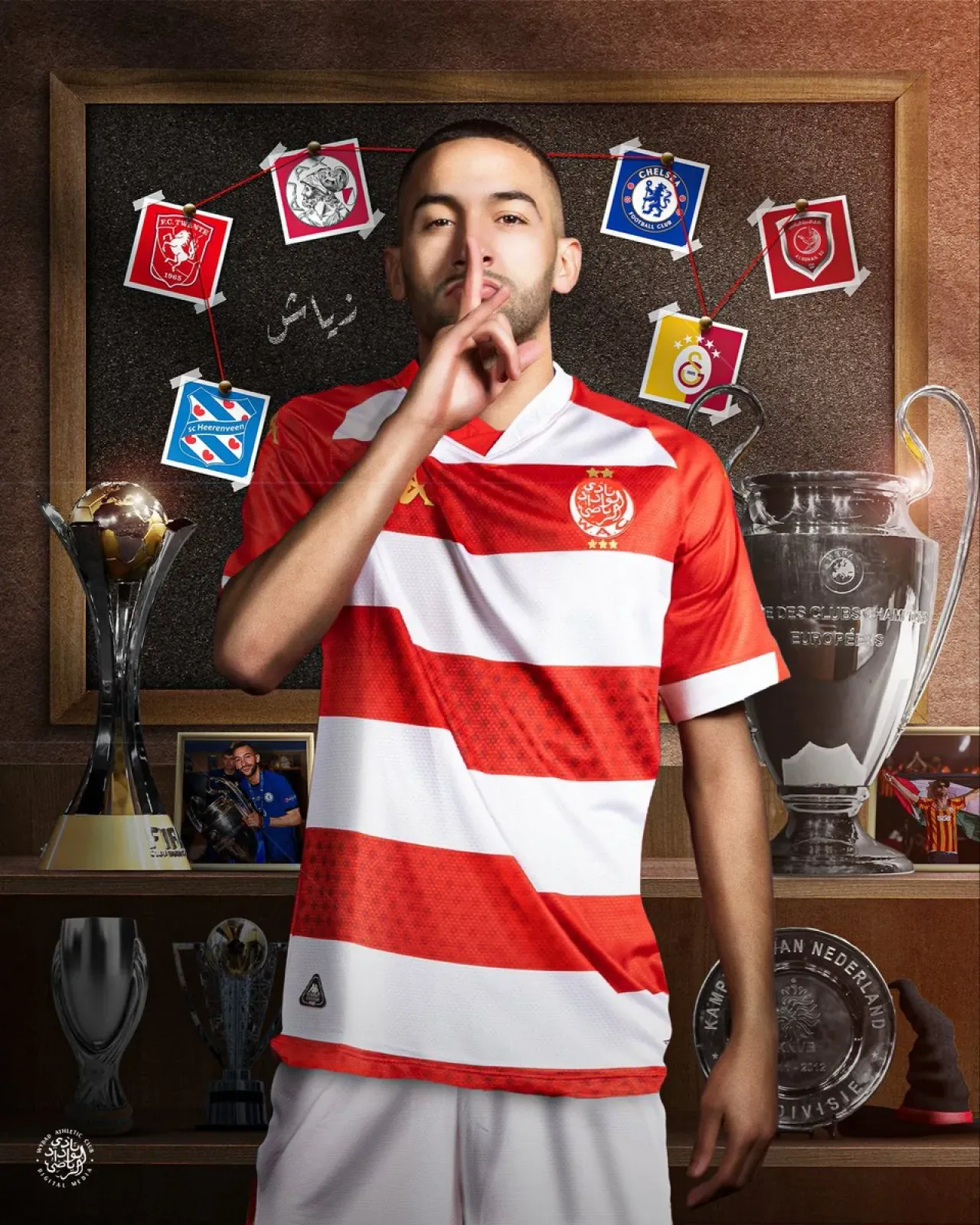 Wydad Casablanca, Hakim Ziyech'i Transfer Ettiğini Açıkladı Wydad Casablanca, Hakim Ziyech'i Transfer Ettiğini Açıkladı