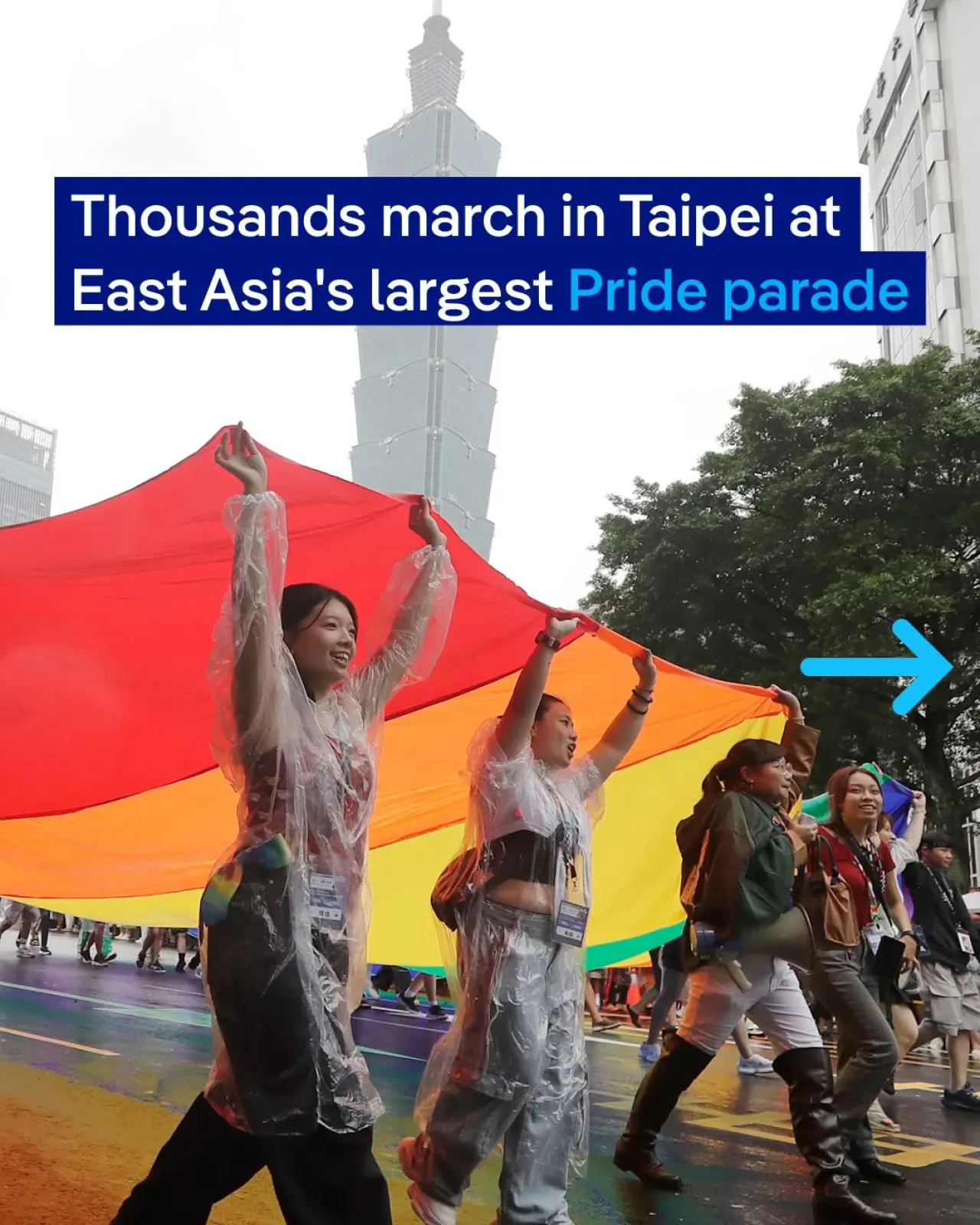 Taipei'de 150.000 Kişi Renkli Onur Yürüyüşü ile LGBTQ+ Haklarını Kutladı Taipei'de 150.000 Kişi Renkli Onur Yürüyüşü ile LGBTQ+ Haklarını Kutladı