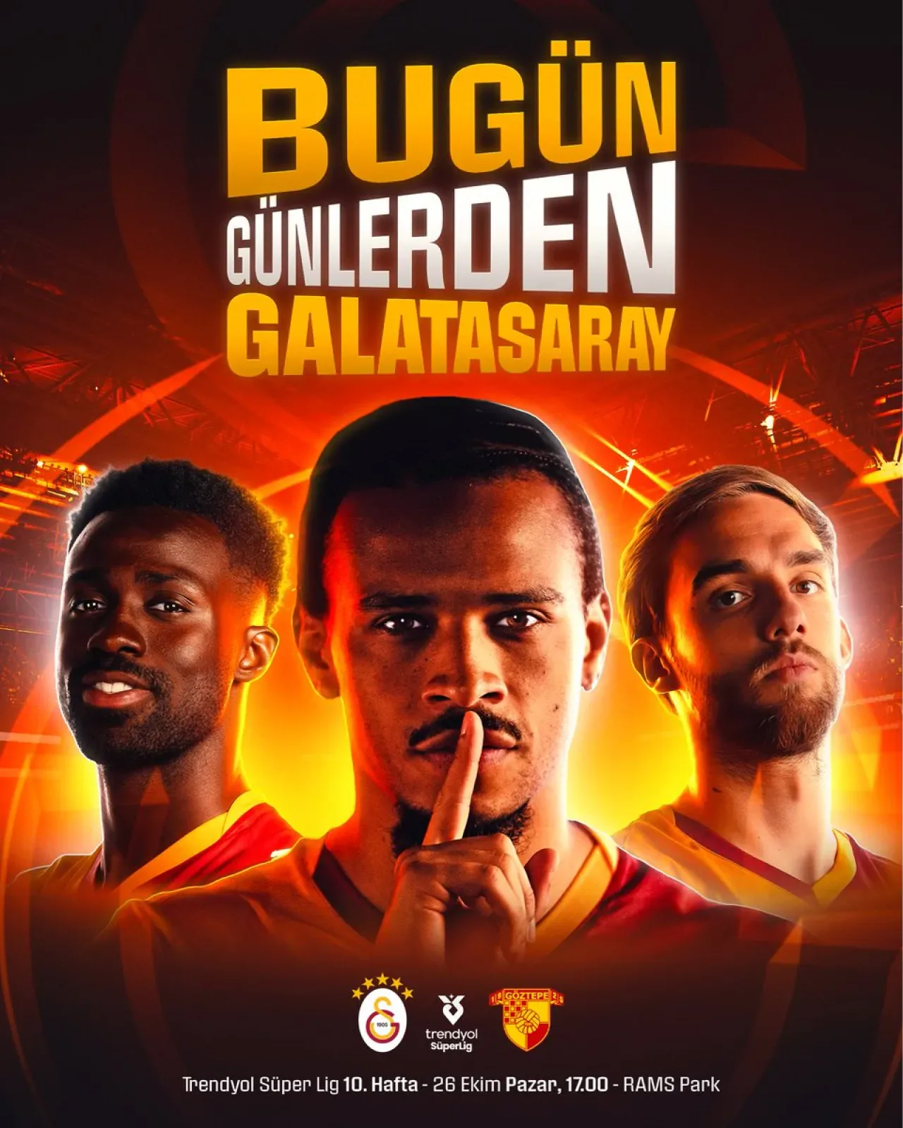 Galatasaray, Süper Lig'in 10. Haftasında Göztepe'yi Ağırlayacak Galatasaray, Süper Lig'in 10. Haftasında Göztepe'yi Ağırlayacak