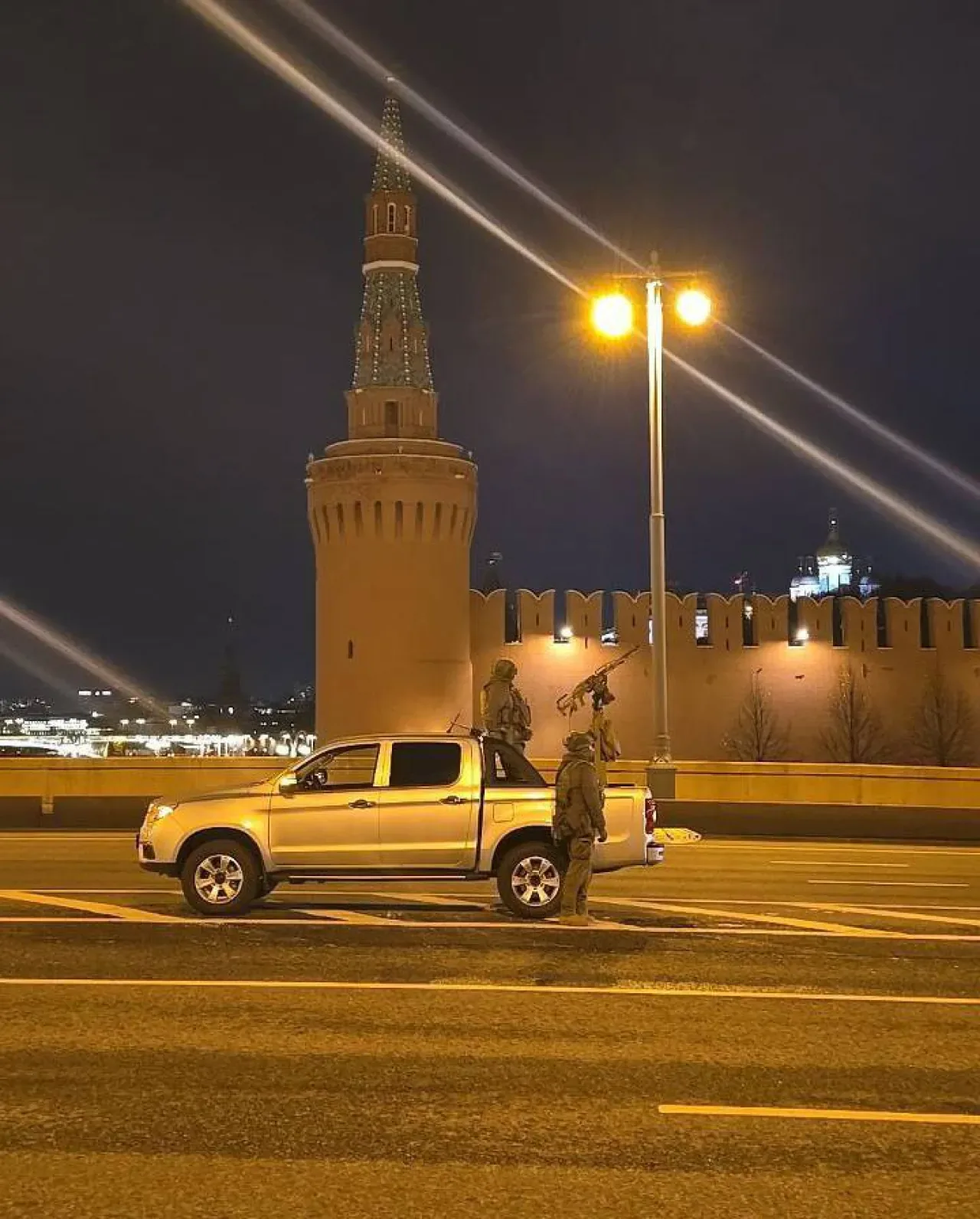 Moskova'da Kremlin Yakınlarında Hava Savunma Sistemleri Konuşlandırıldı Moskova'da Kremlin Yakınlarında Hava Savunma Sistemleri Konuşlandırıldı
