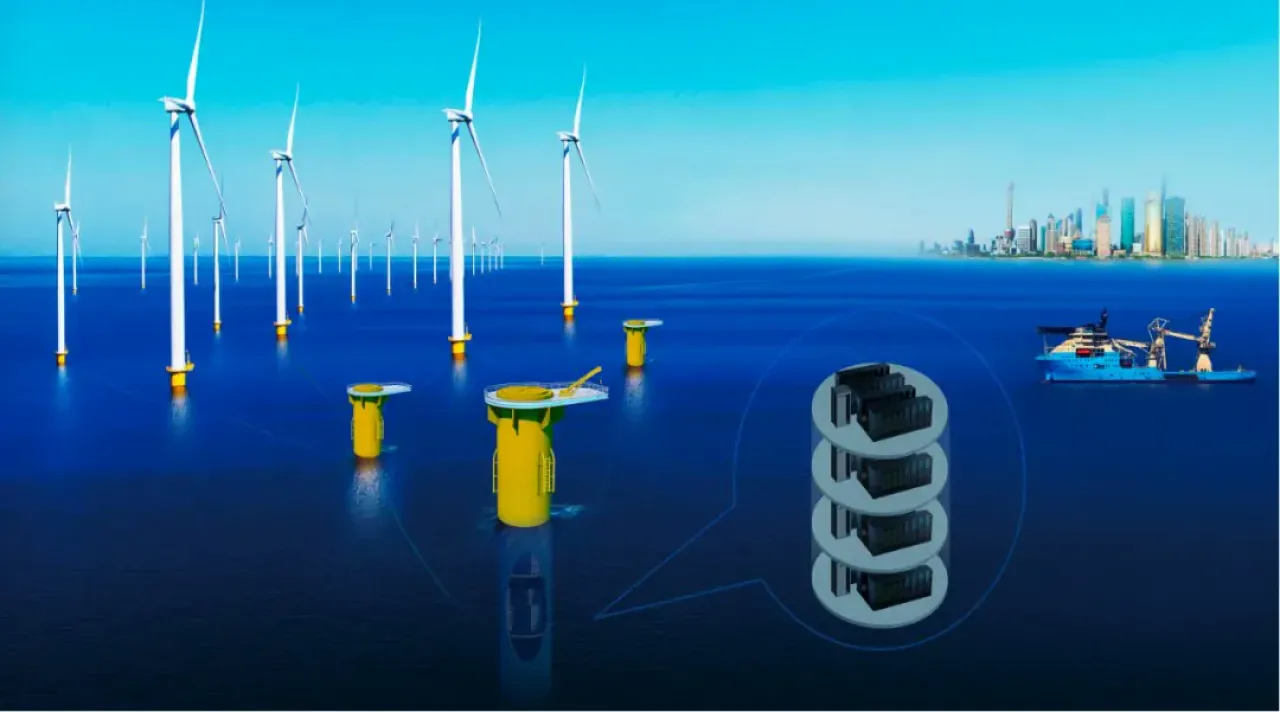 Dünyanın İlk Rüzgar Enerjili Sualtı Veri Merkezi Shanghai'da Tamamlandı Dünyanın İlk Rüzgar Enerjili Sualtı Veri Merkezi Shanghai'da Tamamlandı