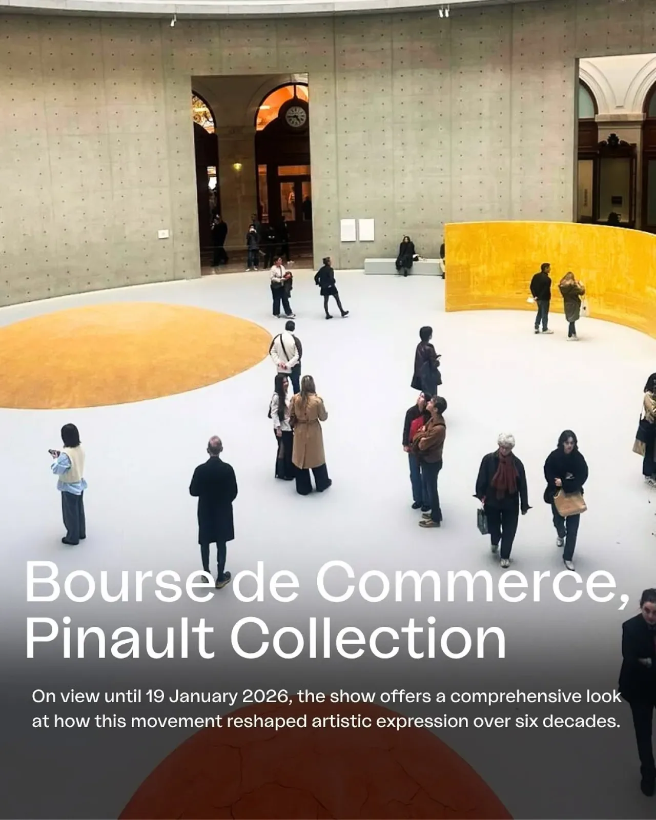 Minimalist Sanatın Evrimi Paris'teki Bourse de Commerce'da Sergileniyor Minimalist Sanatın Evrimi Paris'teki Bourse de Commerce'da Sergileniyor