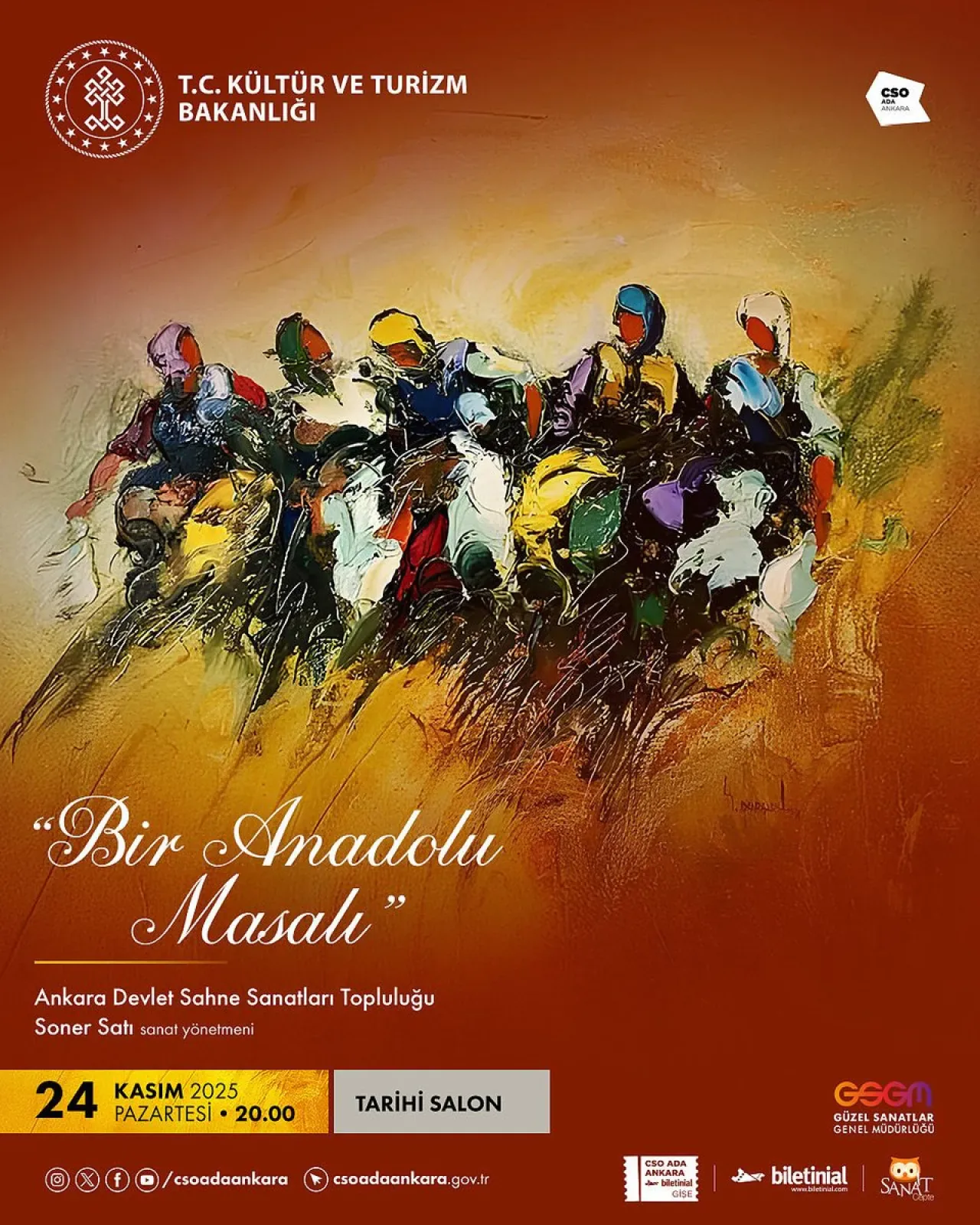 Anadolu Masalları Müzikle Buluşuyor: CSO Ada Ankara'da Özel Konser Anadolu Masalları Müzikle Buluşuyor: CSO Ada Ankara'da Özel Konser