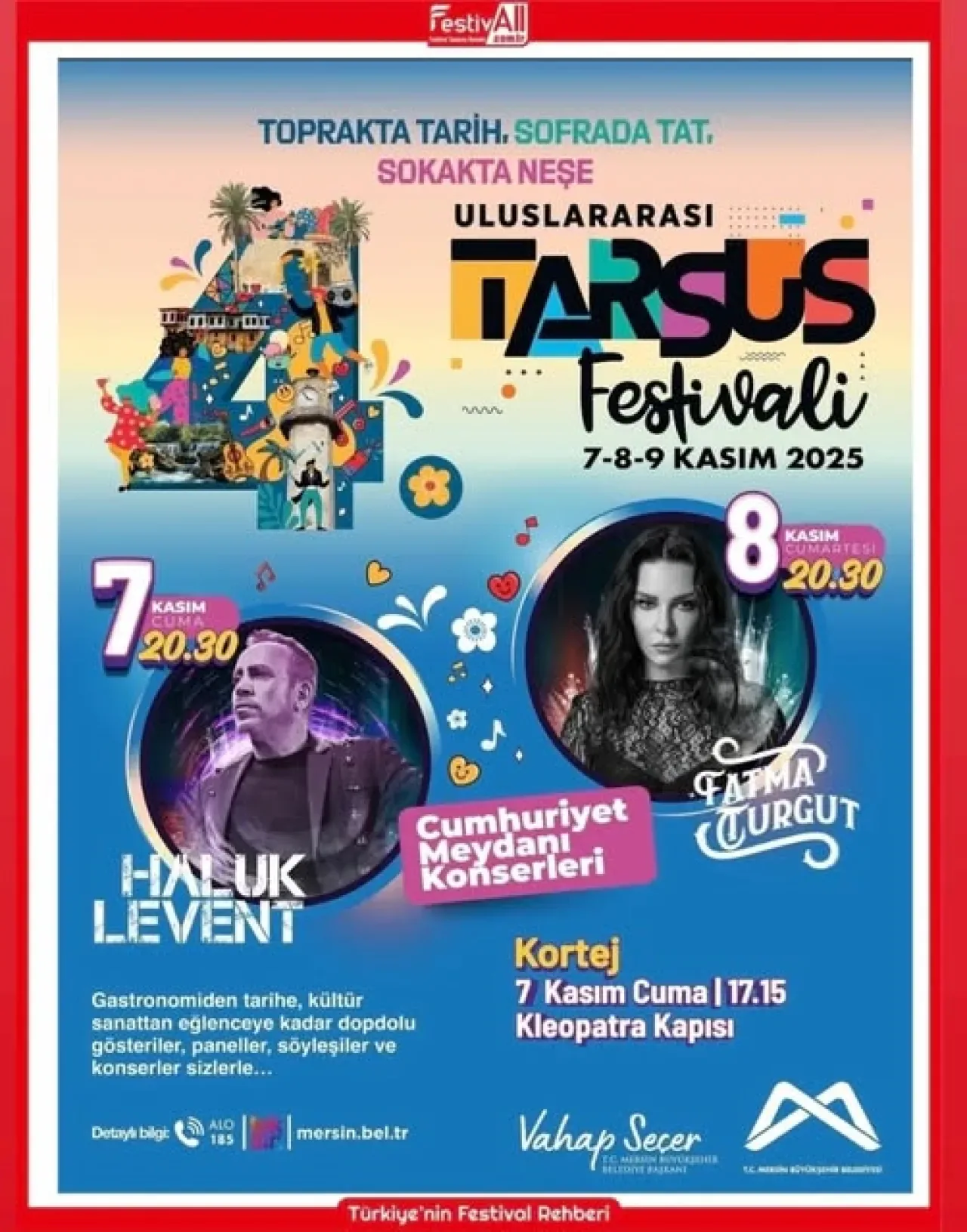 Uluslararası Tarsus Festivali, Kasım'da Kültür ve Sanatla Renklenecek Uluslararası Tarsus Festivali, Kasım'da Kültür ve Sanatla Renklenecek