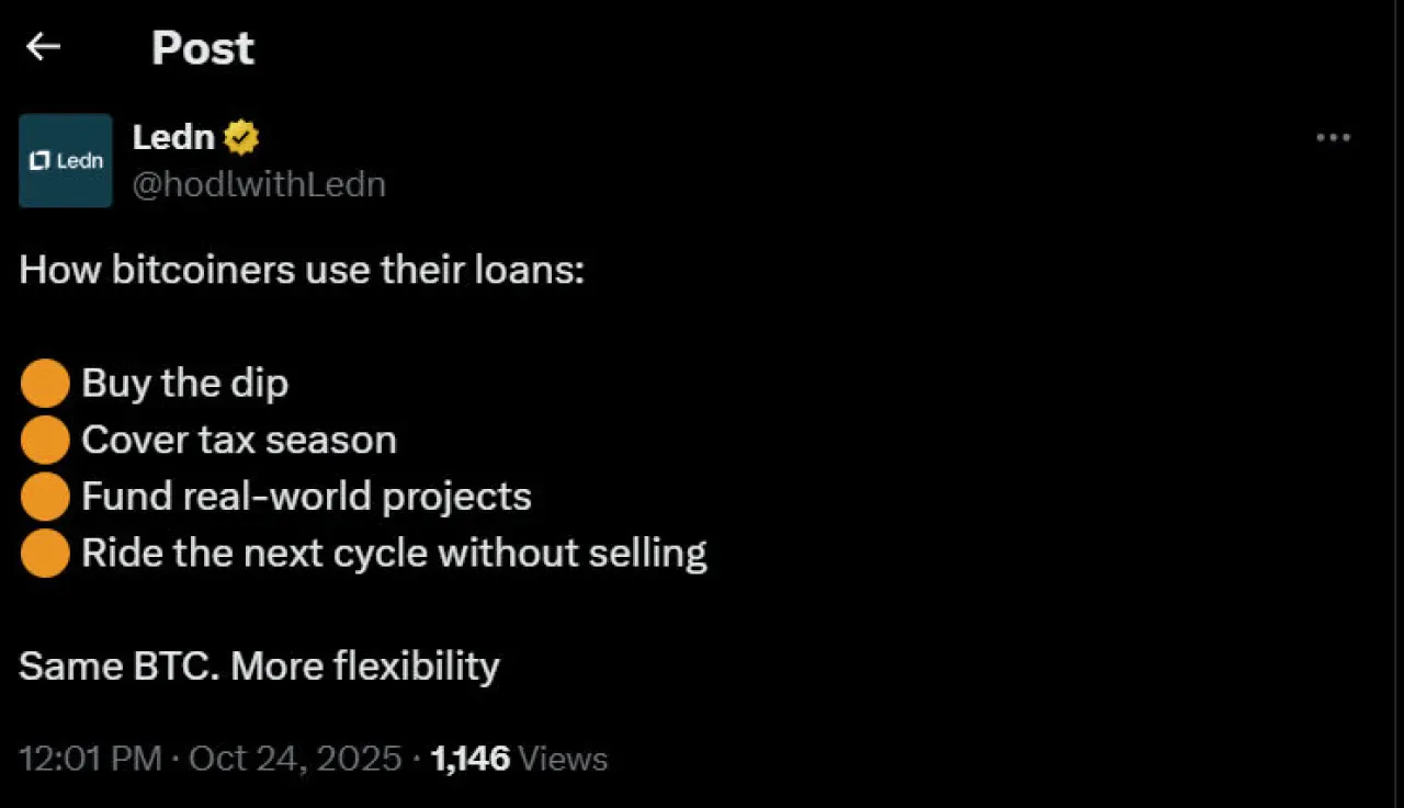 Ledn, Bitcoin Teminatlı Kredilerde 1 Milyar Dolar Sınırını Aştı Ledn, Bitcoin Teminatlı Kredilerde 1 Milyar Dolar Sınırını Aştı