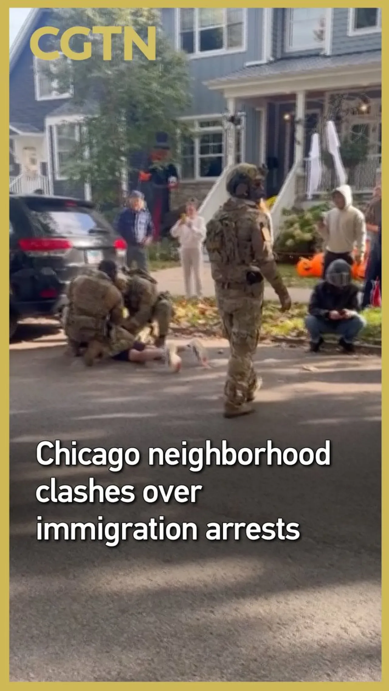 Chicago Mahallesinde Gözaltı Operasyonları Huzursuzluk Yarattı Chicago Mahallesinde Gözaltı Operasyonları Huzursuzluk Yarattı