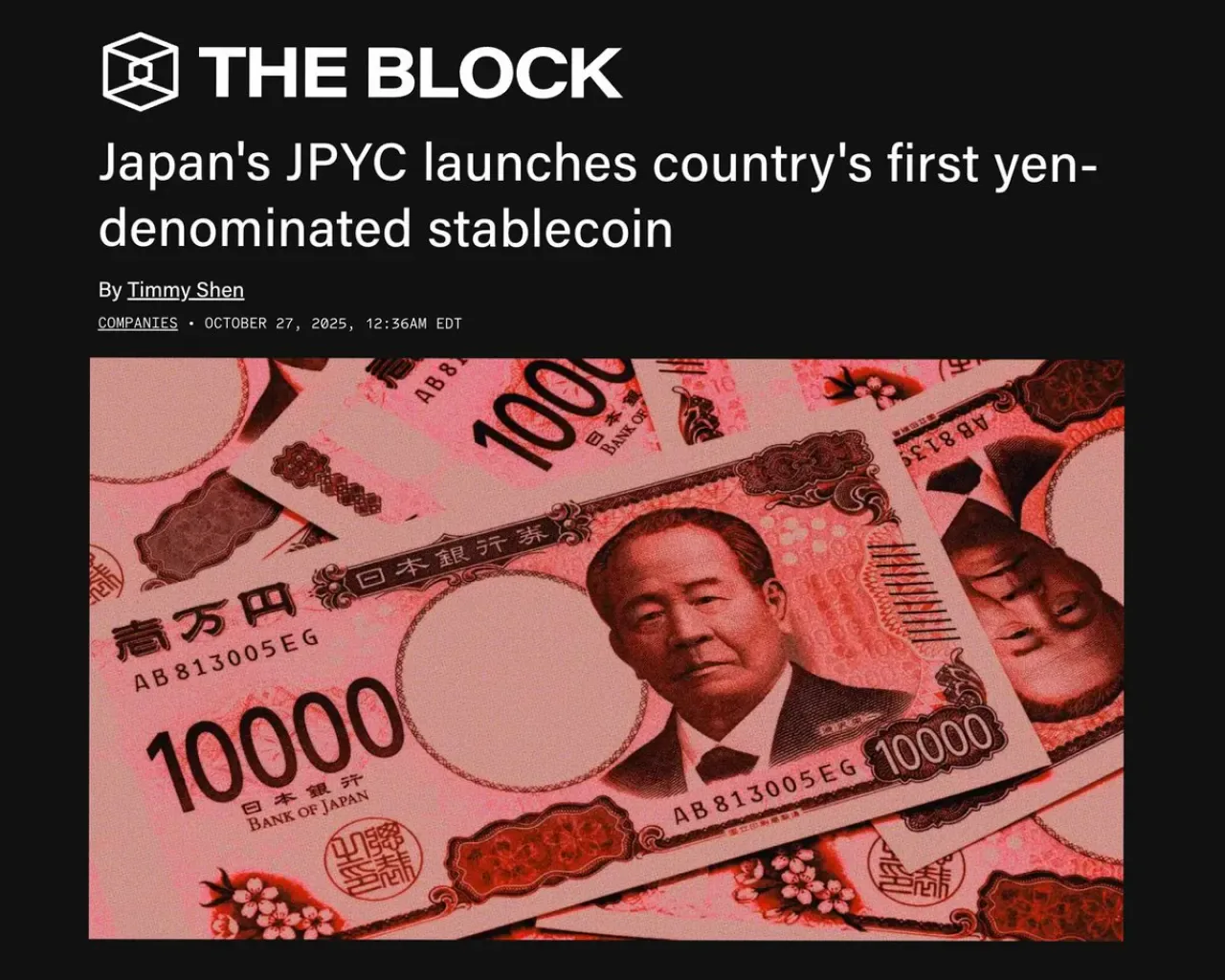 Japonya'nın İlk Yasal Yen Stablecoin'i JPYC, Avalanche Ağı ile Hayata Geçiyor Japonya'nın İlk Yasal Yen Stablecoin'i JPYC, Avalanche Ağı ile Hayata Geçiyor