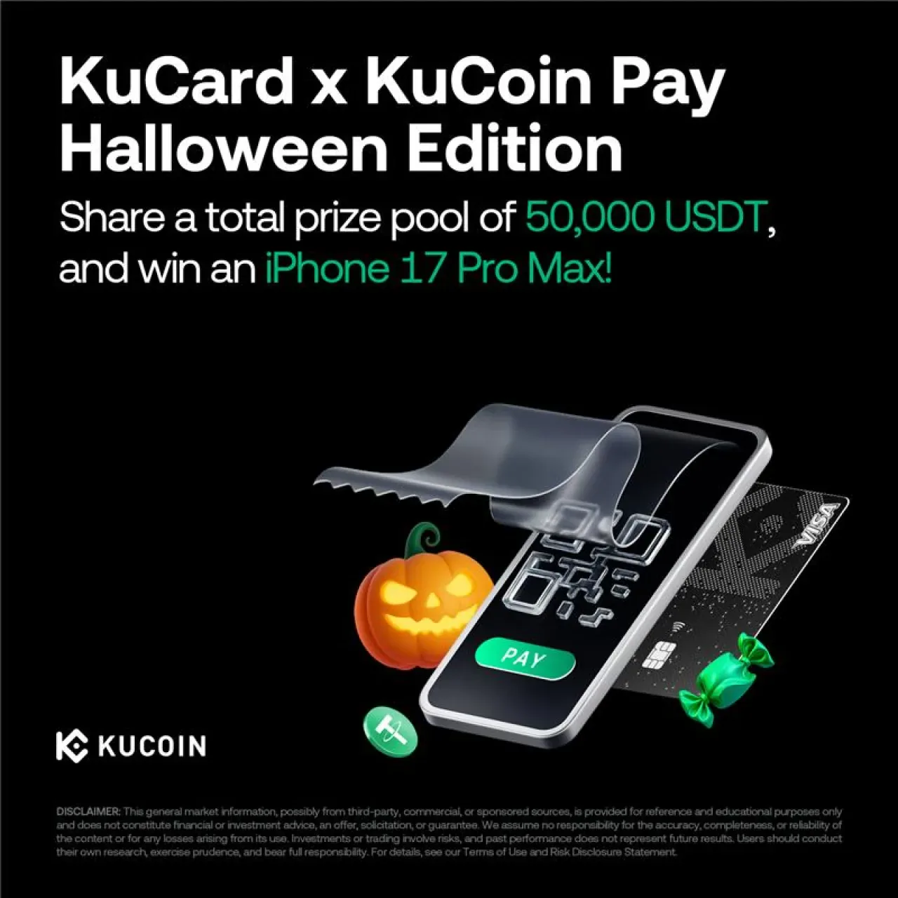 KuCoinPay, Cadılar Bayramı'na Özel %10'a Kadar Nakit İade ve 50.000 USDT Ödül Kampanyası Başlattı KuCoinPay, Cadılar Bayramı'na Özel %10'a Kadar Nakit İade ve 50.000 USDT Ödül Kampanyası Başlattı