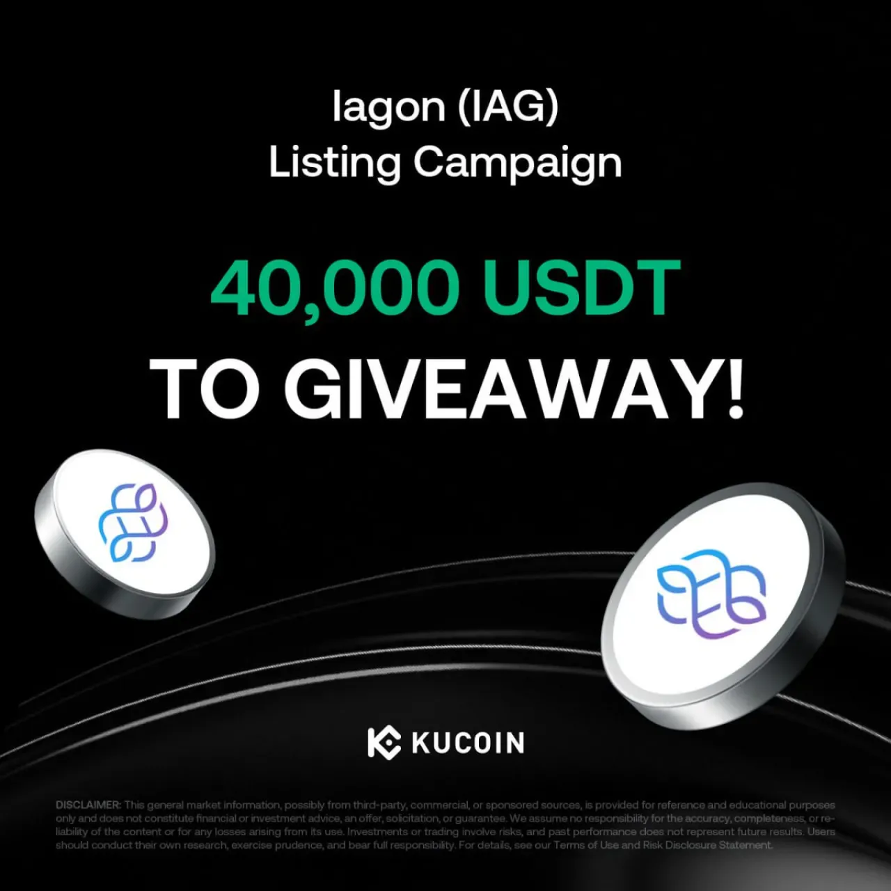 Iagon (IAG) KuCoin'de İşlem Görmeye Başladı, 40.000 USDT'lik Ödül Havuzu Dağıtılacak Iagon (IAG) KuCoin'de İşlem Görmeye Başladı, 40.000 USDT'lik Ödül Havuzu Dağıtılacak