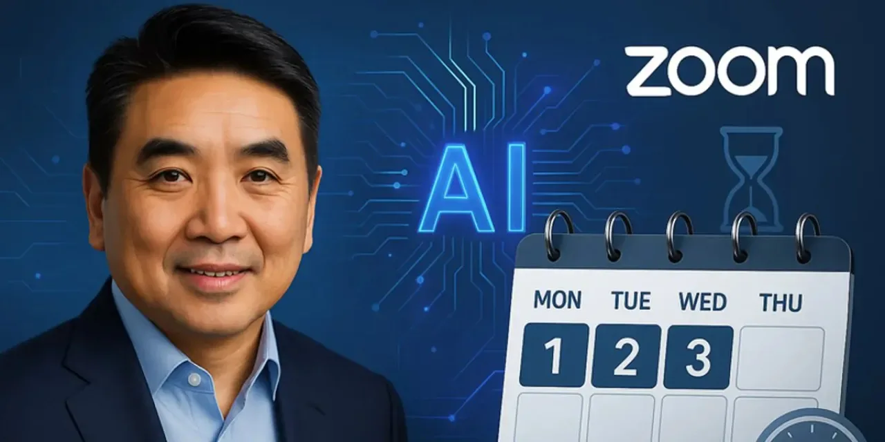 Zoom CEO'su Eric Yuan: Yapay Zeka ile Haftada 3 Gün Çalışma Dönemi Başlayabilir Zoom CEO'su Eric Yuan: Yapay Zeka ile Haftada 3 Gün Çalışma Dönemi Başlayabilir