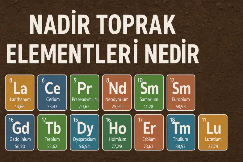 Çin'in Nadir Toprak Elementleri Kısıtlamaları ve Türkiye'nin Yükselen Potansiyeli