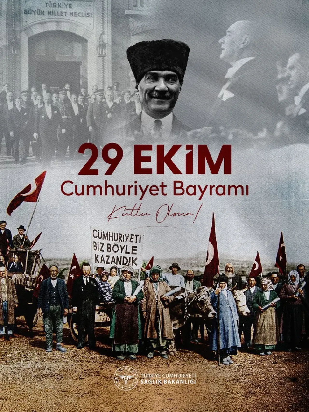 Sağlık Bakanlığı'ndan 29 Ekim Cumhuriyet Bayramı Mesajı Sağlık Bakanlığı'ndan 29 Ekim Cumhuriyet Bayramı Mesajı