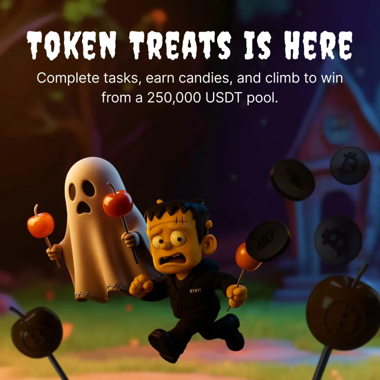 Bybit, Token veya Treat Seçimine Dayalı Yeni Oyunu Token Treats'i Duyurdu Bybit, Token veya Treat Seçimine Dayalı Yeni Oyunu Token Treats'i Duyurdu