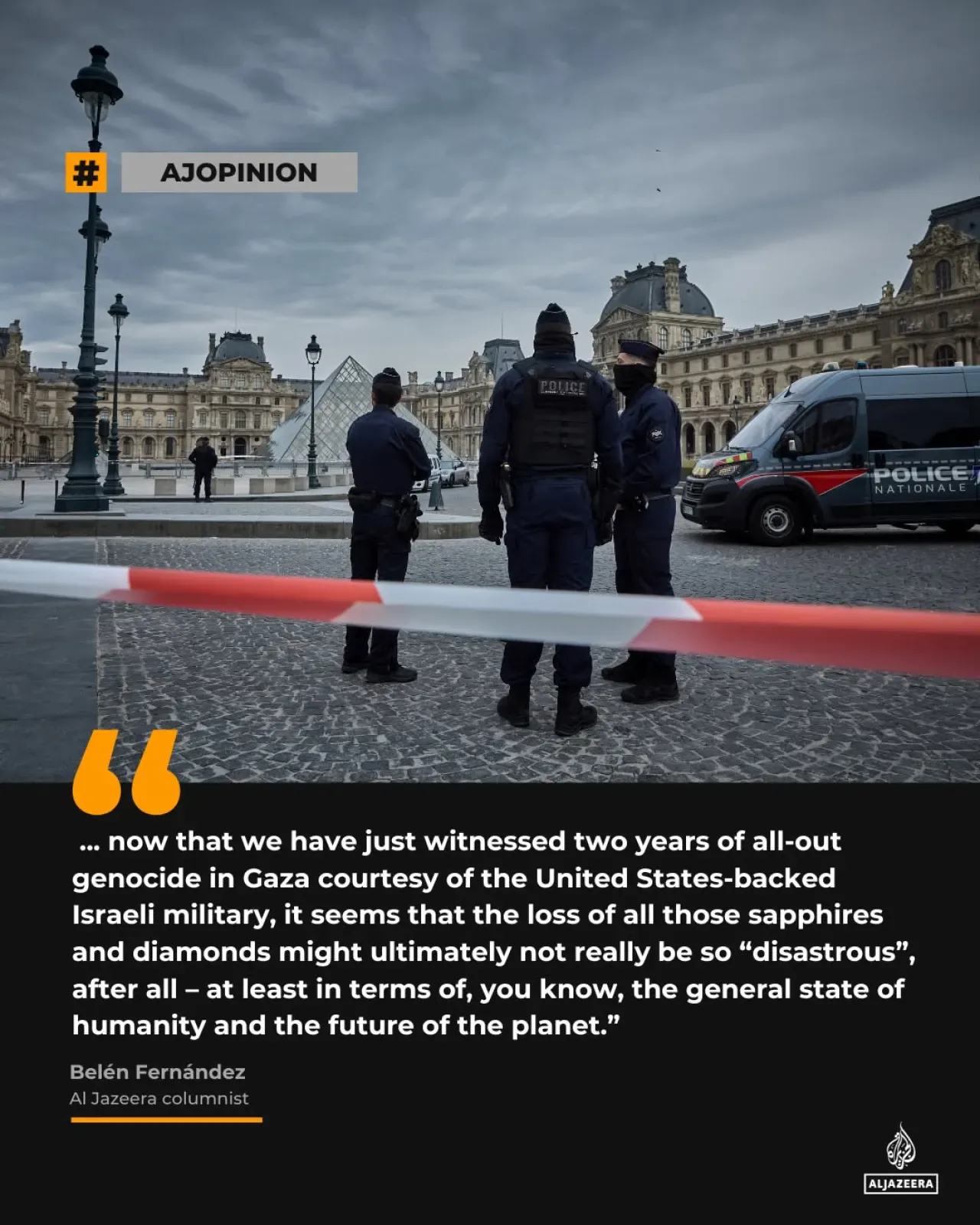 Louvre'un Maddi Kaybı ve Gazze Bağlamında Küresel Adalet Tartışmaları Louvre'un Maddi Kaybı ve Gazze Bağlamında Küresel Adalet Tartışmaları