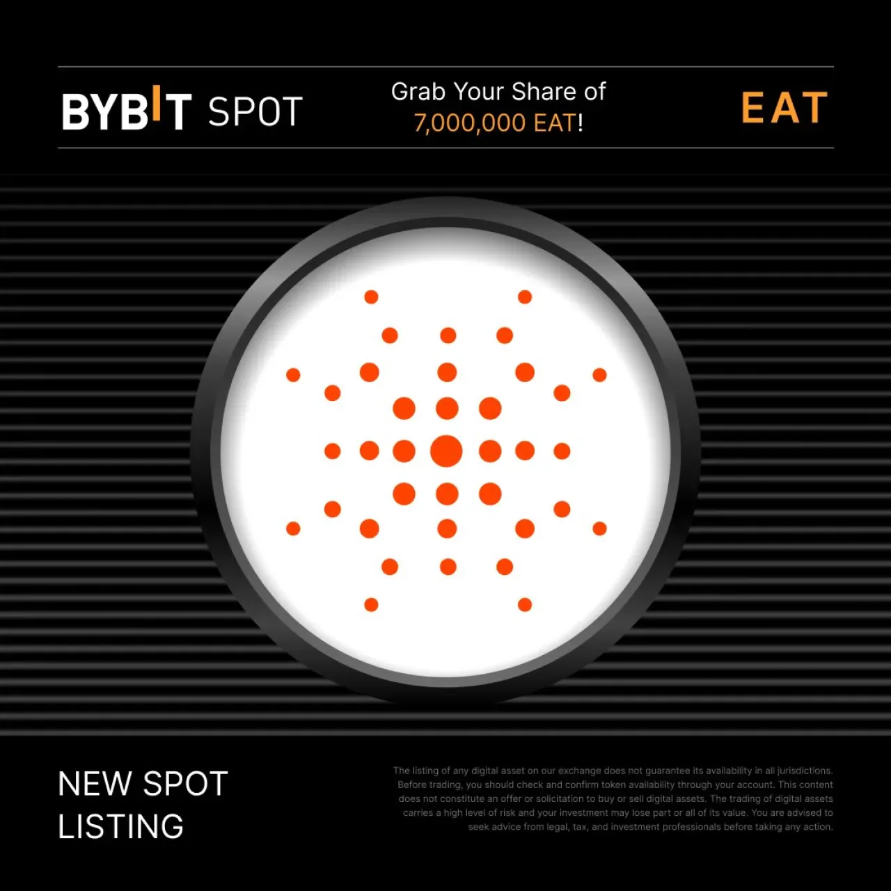 Bybit, Solana Zinciri Üzerinden EAT Yatırımlarını Açtı ve 7 Milyon EAT Ödül Havuzunu Duyurdu Bybit, Solana Zinciri Üzerinden EAT Yatırımlarını Açtı ve 7 Milyon EAT Ödül Havuzunu Duyurdu