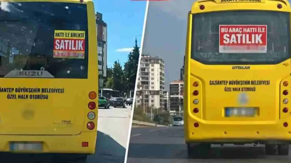 Gaziantep'te Özel Halk Otobüsleri Satılık: Esnaf 'Maliyet Dayanılmaz' Diyor görseli