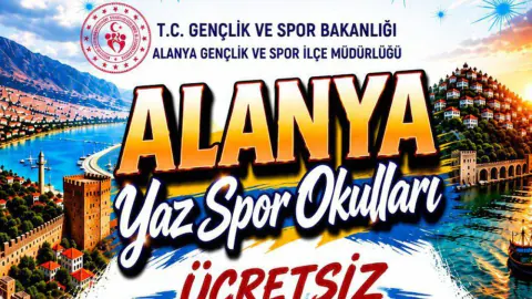 Alanya GSB Spor Okulları kayıtları başladı: 15 branşta ücretsiz eğitim