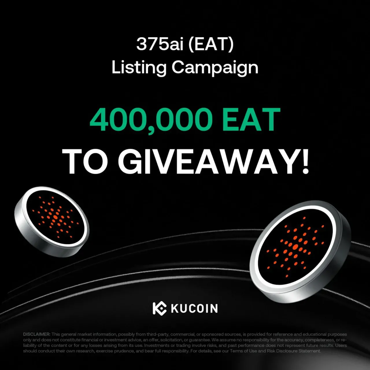 375.ai (EAT), KuCoin'da Çifte Ödül Etkinliği Başlattı 375.ai (EAT), KuCoin'da Çifte Ödül Etkinliği Başlattı