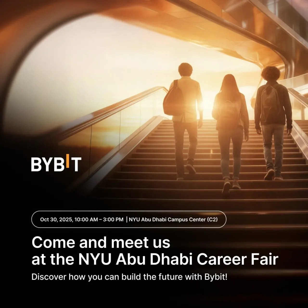 Bybit, NYU Abu Dhabi'de Kariyer Fuarı'na Katılıyor Bybit, NYU Abu Dhabi'de Kariyer Fuarı'na Katılıyor