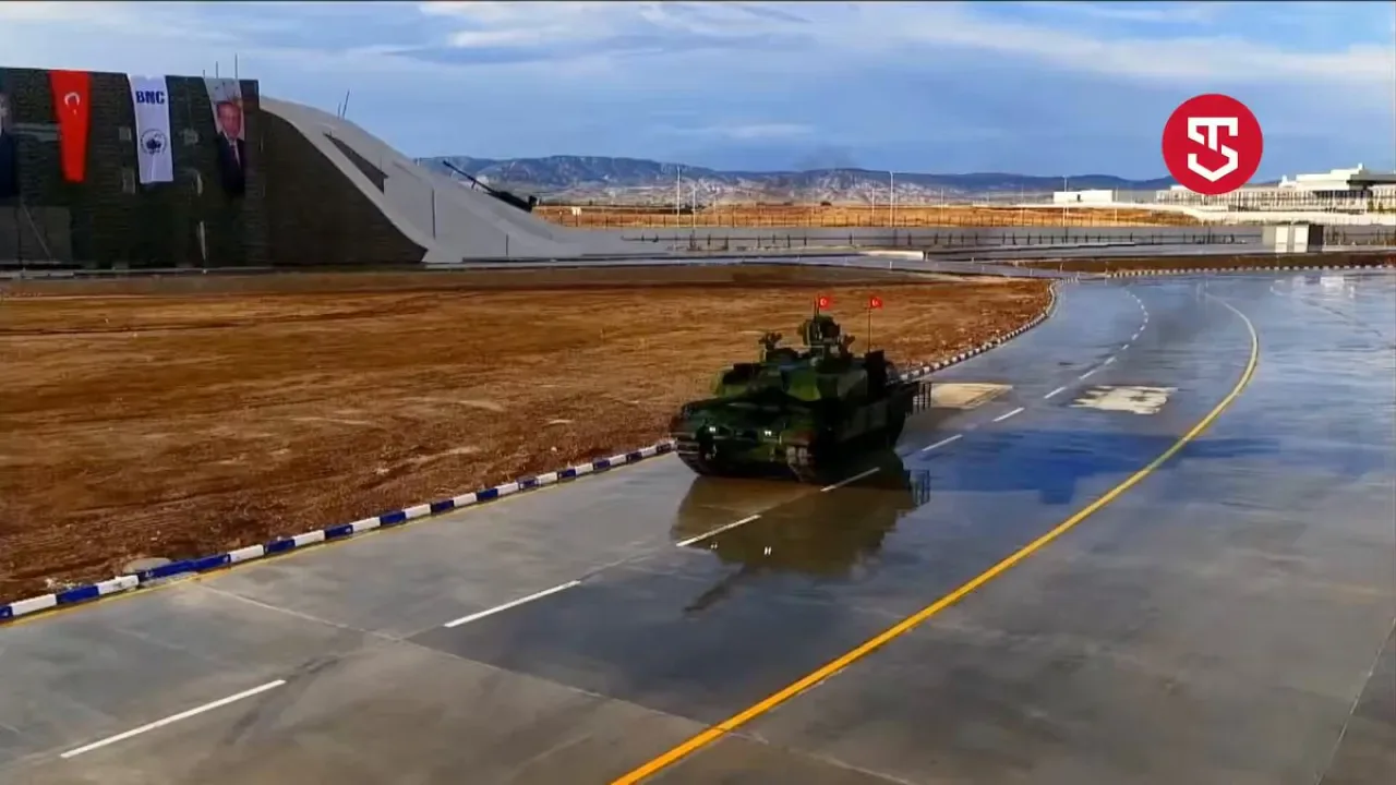 ALTAY Tankı'nın Etkileyici Gösterisi Görüntülendi ALTAY Tankı'nın Etkileyici Gösterisi Görüntülendi