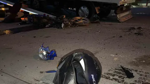 Bolu-Mengen yolunda feci kaza: Motosiklet ile kamyonet çarpıştı