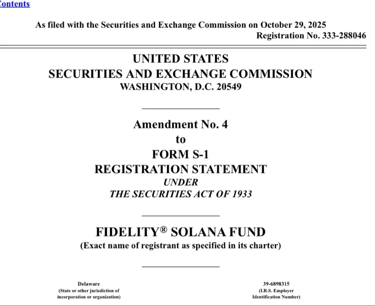 Fidelity, Solana Spot ETF Başvurusu İçin Yeni Bir Değişiklik Dosyaladı Fidelity, Solana Spot ETF Başvurusu İçin Yeni Bir Değişiklik Dosyaladı