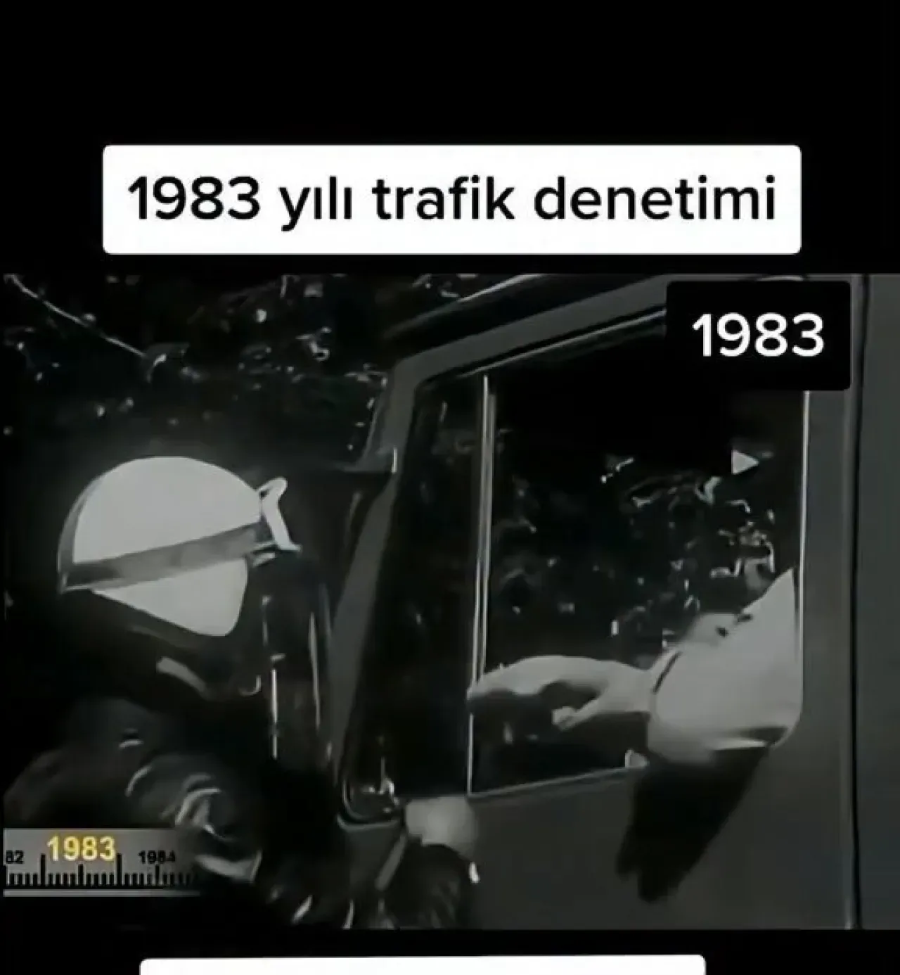 1983 Yılında TRT'nin Trafik Denetimi Görüntülerinde İnsanların Yüzlerindeki Nur ve Nezaket Dikkat Çekti 1983 Yılında TRT'nin Trafik Denetimi Görüntülerinde İnsanların Yüzlerindeki Nur ve Nezaket Dikkat Çekti