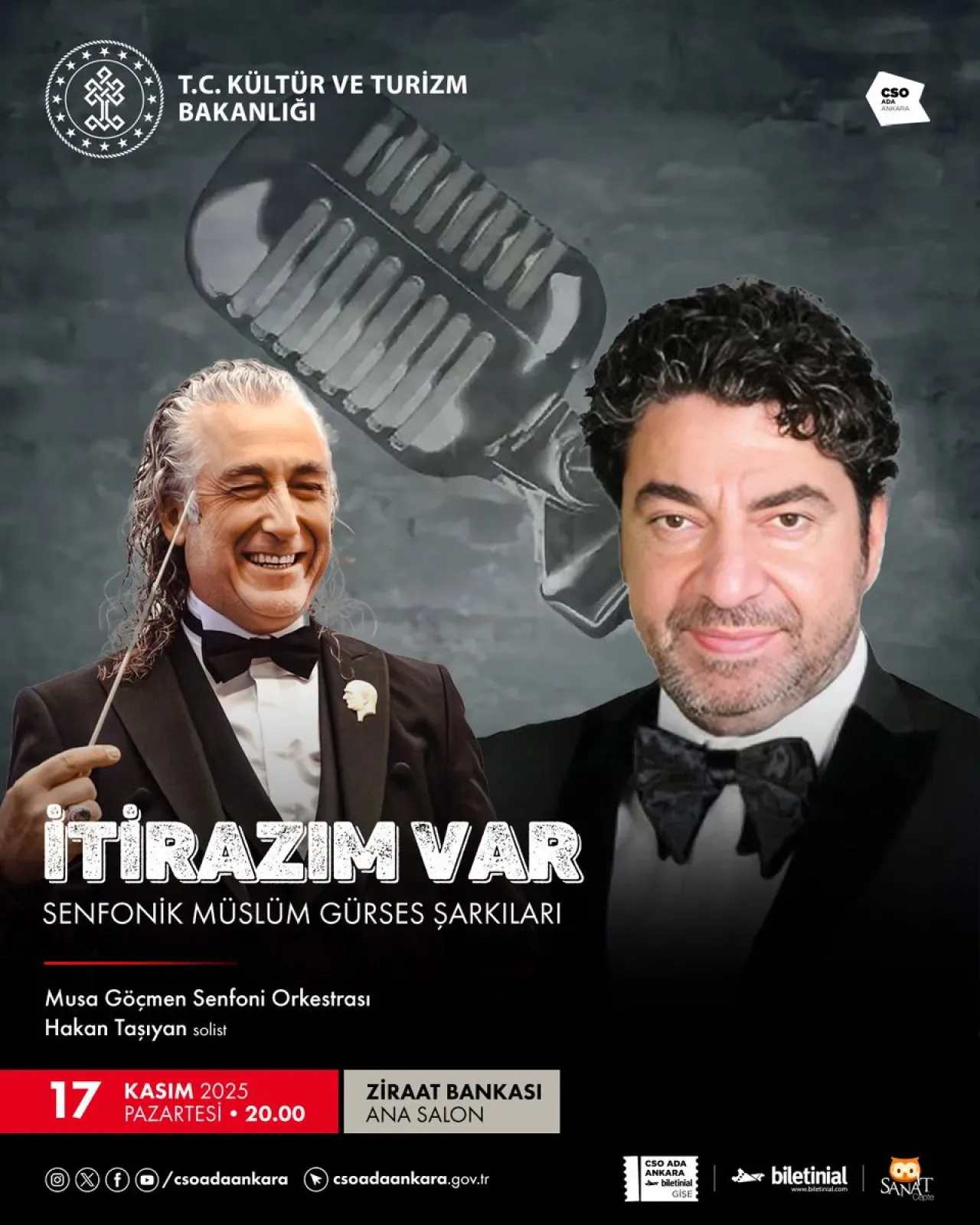 Müslüm Gürses Şarkıları Senfonik Düzenlemeyle CSO'da Seslenecek Müslüm Gürses Şarkıları Senfonik Düzenlemeyle CSO'da Seslenecek