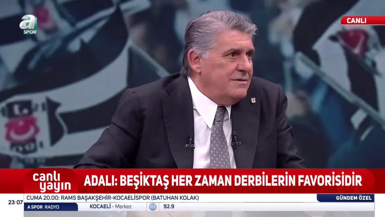 Beşiktaş Başkanı Adalı: Derbiyi Kazanırız, Şampiyonluk Mücadelesi Sürecek Beşiktaş Başkanı Adalı: Derbiyi Kazanırız, Şampiyonluk Mücadelesi Sürecek