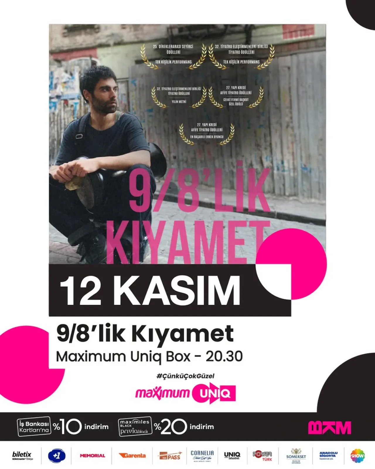Kıyamet: İnsanlığın Sınavı Maximum Uniq Box'ta Sahneleniyor Kıyamet: İnsanlığın Sınavı Maximum Uniq Box'ta Sahneleniyor