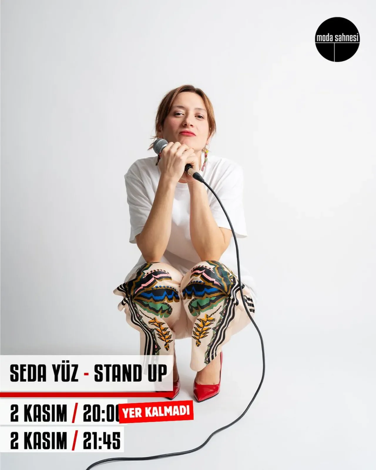 Seda Yüz, Moda Sahnesi'nde Stand Up Gösterisiyle Seyirciyle Buluşuyor Seda Yüz, Moda Sahnesi'nde Stand Up Gösterisiyle Seyirciyle Buluşuyor