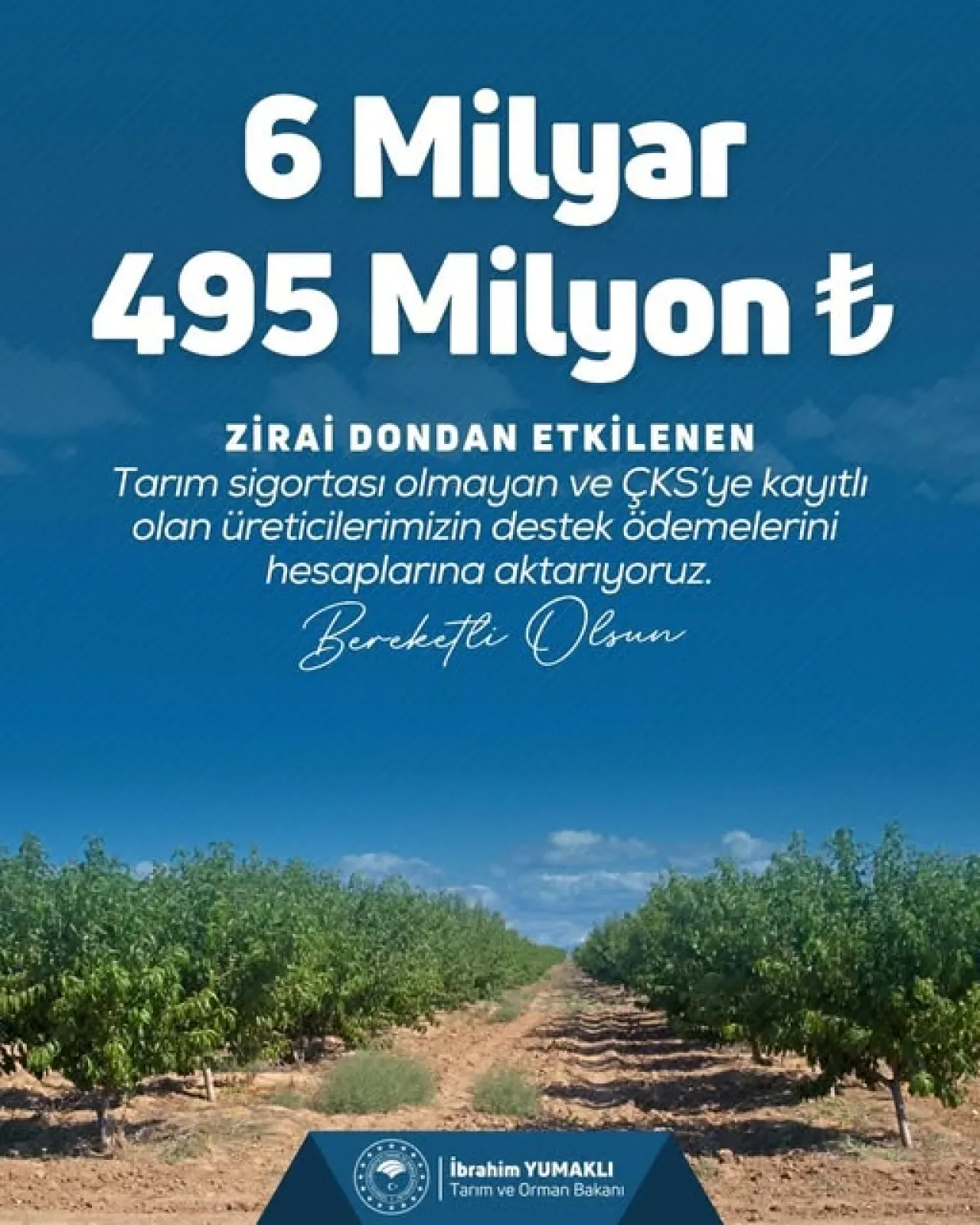 Bursa Kestel'de Dondan Zarar Gören Çiftçilere 19.3 Milyon TL Destek Ödemesi Bursa Kestel'de Dondan Zarar Gören Çiftçilere 19.3 Milyon TL Destek Ödemesi