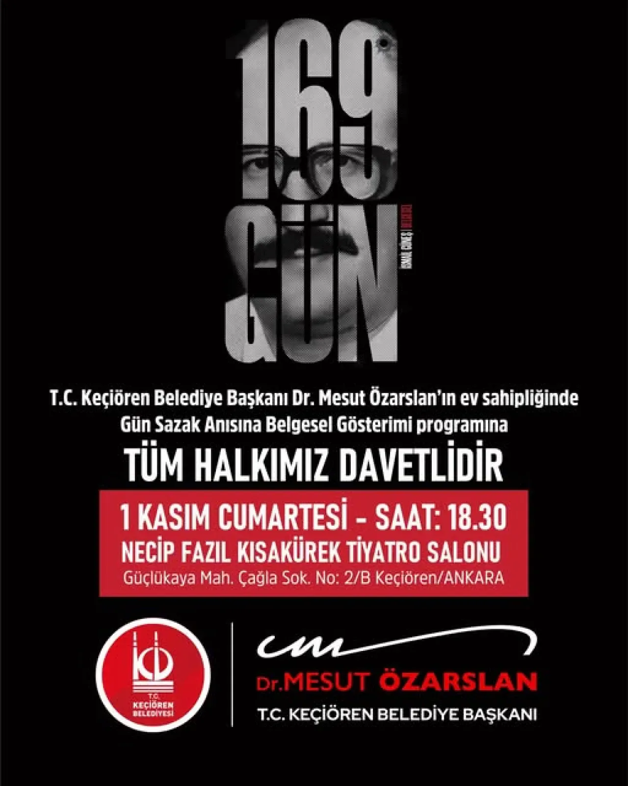 CHP'li Özarslan, Merhum Gün Sazak'ı Anma Etkinliği Düzenliyor CHP'li Özarslan, Merhum Gün Sazak'ı Anma Etkinliği Düzenliyor
