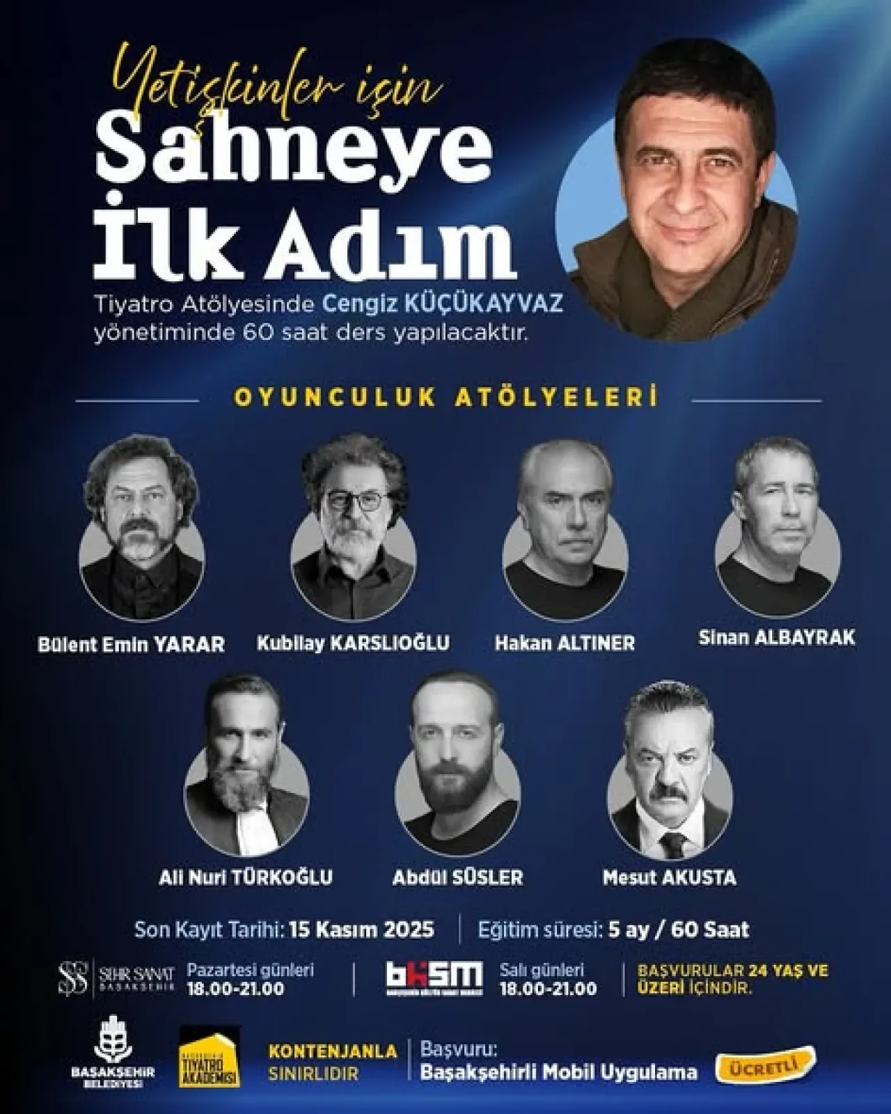 Başakşehir'de Yeni Dönem Tiyatro Atölyesi Kayıtları Başladı Başakşehir'de Yeni Dönem Tiyatro Atölyesi Kayıtları Başladı