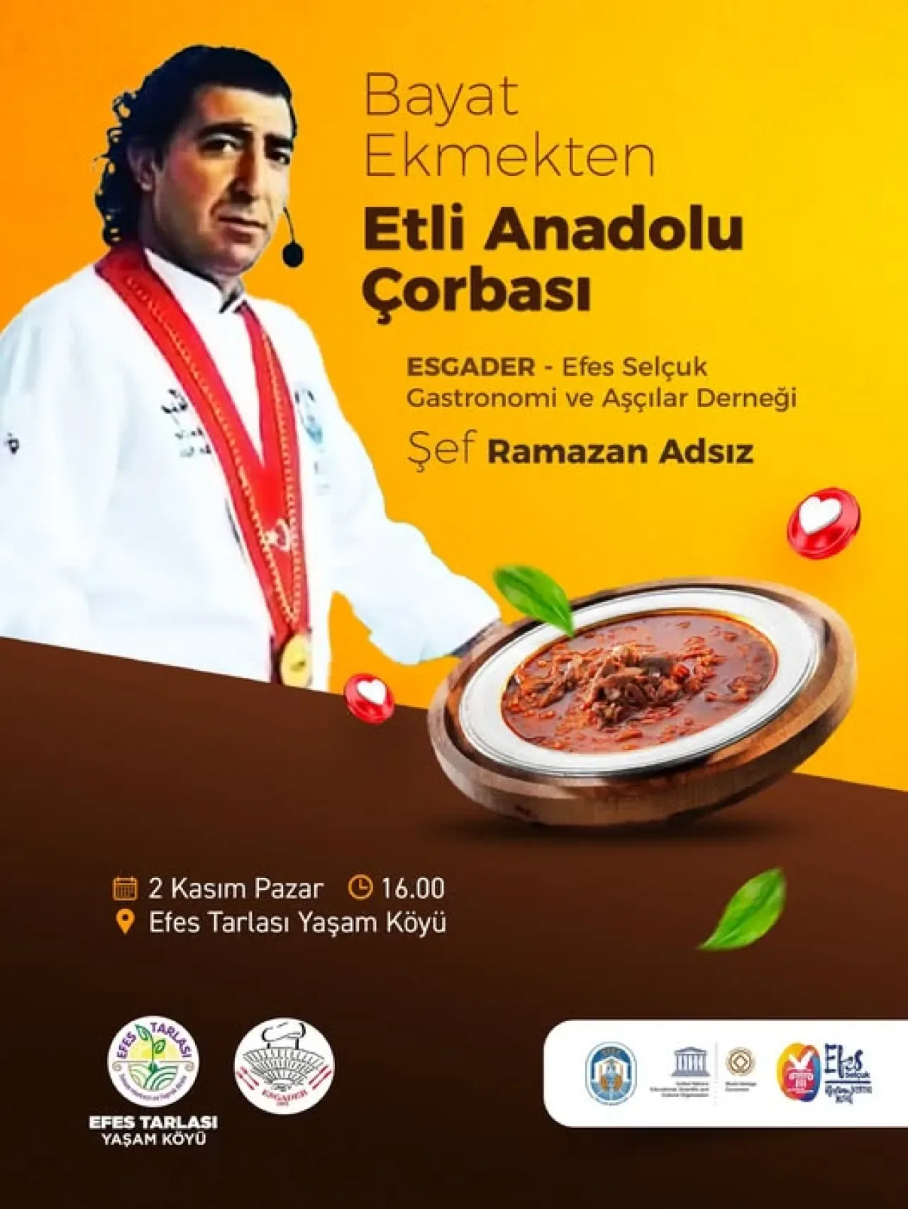 İzmir Selçuk'ta Bayat Ekmekten Anadolu Çorbası Atölyesi İzmir Selçuk'ta Bayat Ekmekten Anadolu Çorbası Atölyesi
