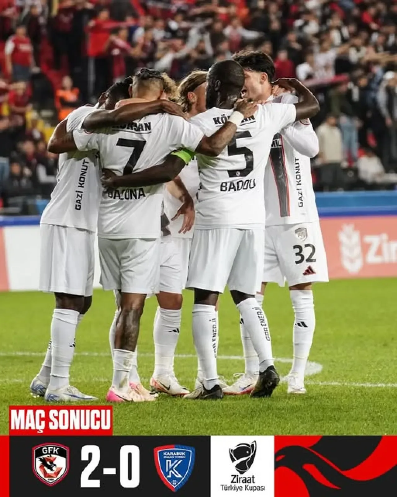Gaziantep FK, Ziraat Türkiye Kupası'nda 4. Turda Gaziantep FK, Ziraat Türkiye Kupası'nda 4. Turda