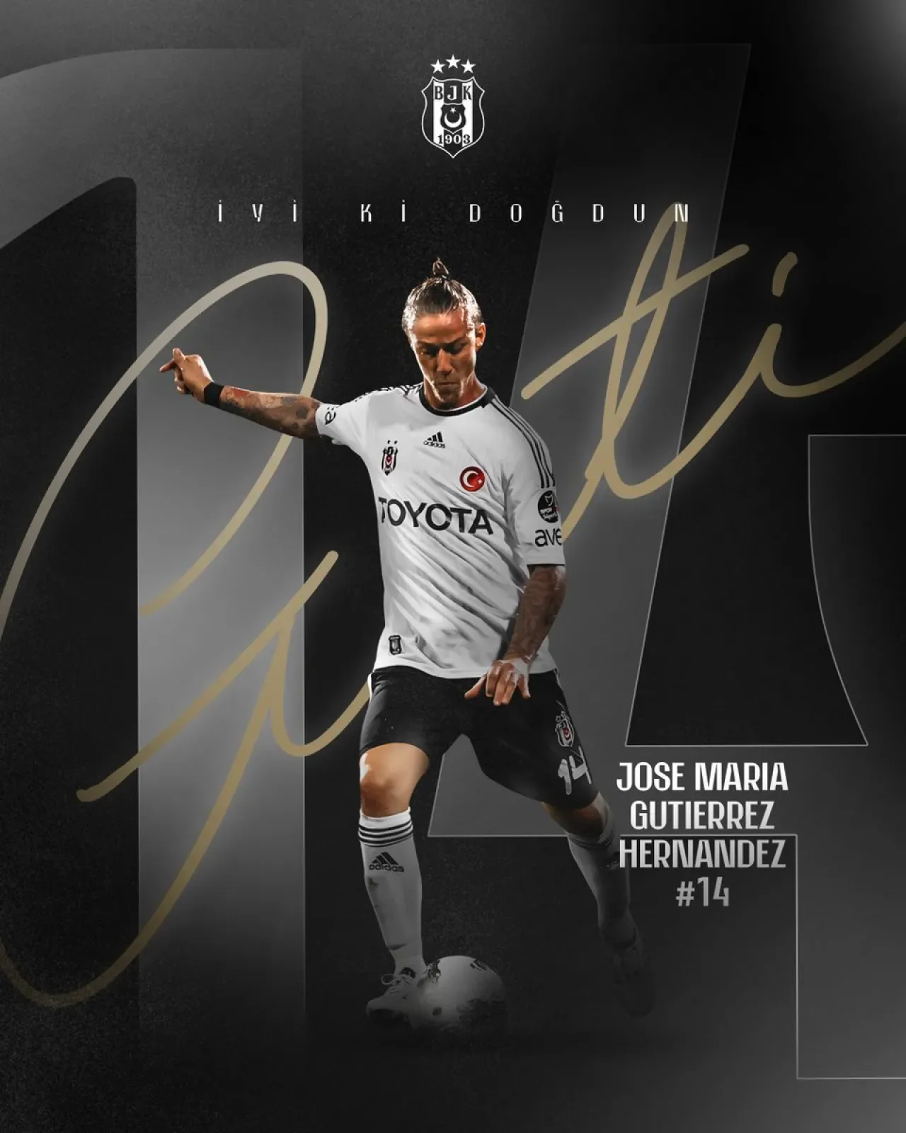 Beşiktaş'tan Efsane Futbolcu Guti'ye Doğum Günü Mesajı Beşiktaş'tan Efsane Futbolcu Guti'ye Doğum Günü Mesajı