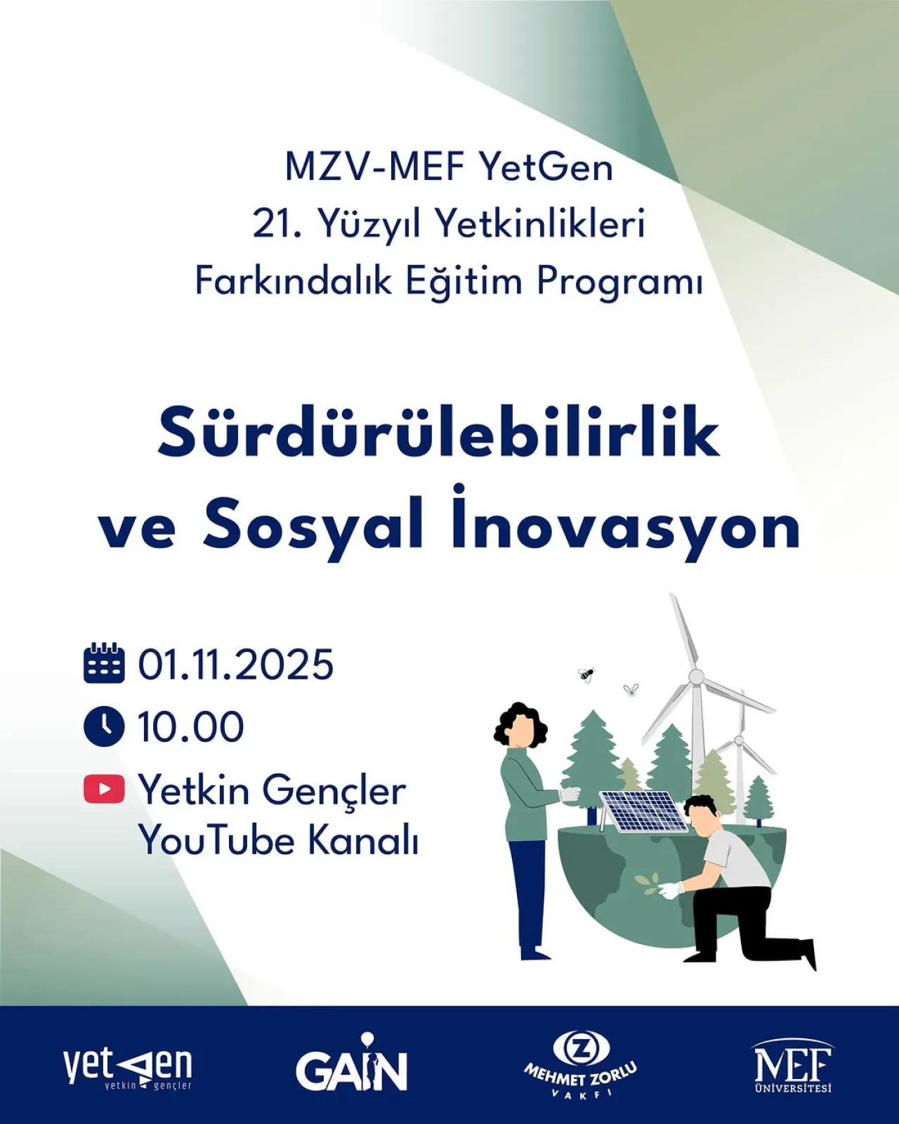 Zorlu Holding Üst Düzey İsimler, MEF YetGen'de Sürdürübilirlik ve Sosyal İnovasyonu Anlatacak Zorlu Holding Üst Düzey İsimler, MEF YetGen'de Sürdürübilirlik ve Sosyal İnovasyonu Anlatacak