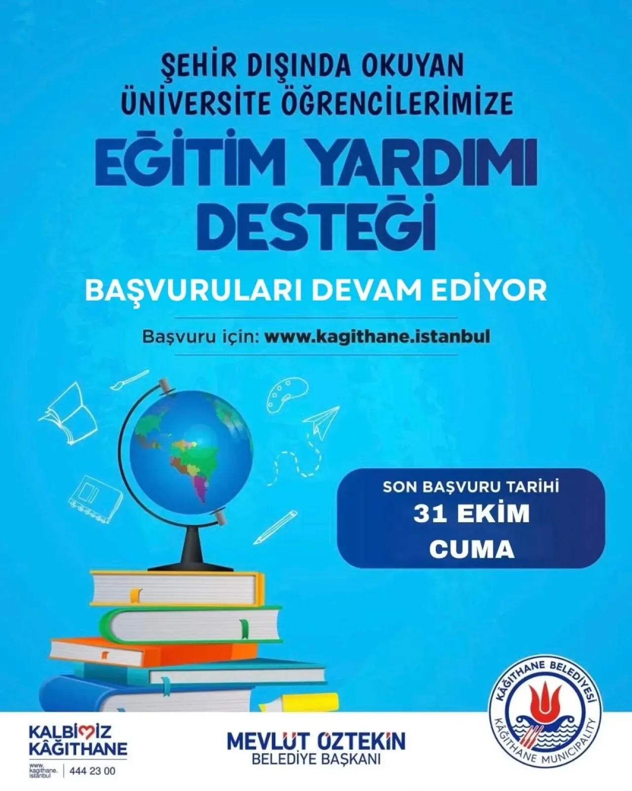 Kağıthane Belediyesi Eğitim Yardımı Desteği Başvuruları Sona Eriyor Kağıthane Belediyesi Eğitim Yardımı Desteği Başvuruları Sona Eriyor