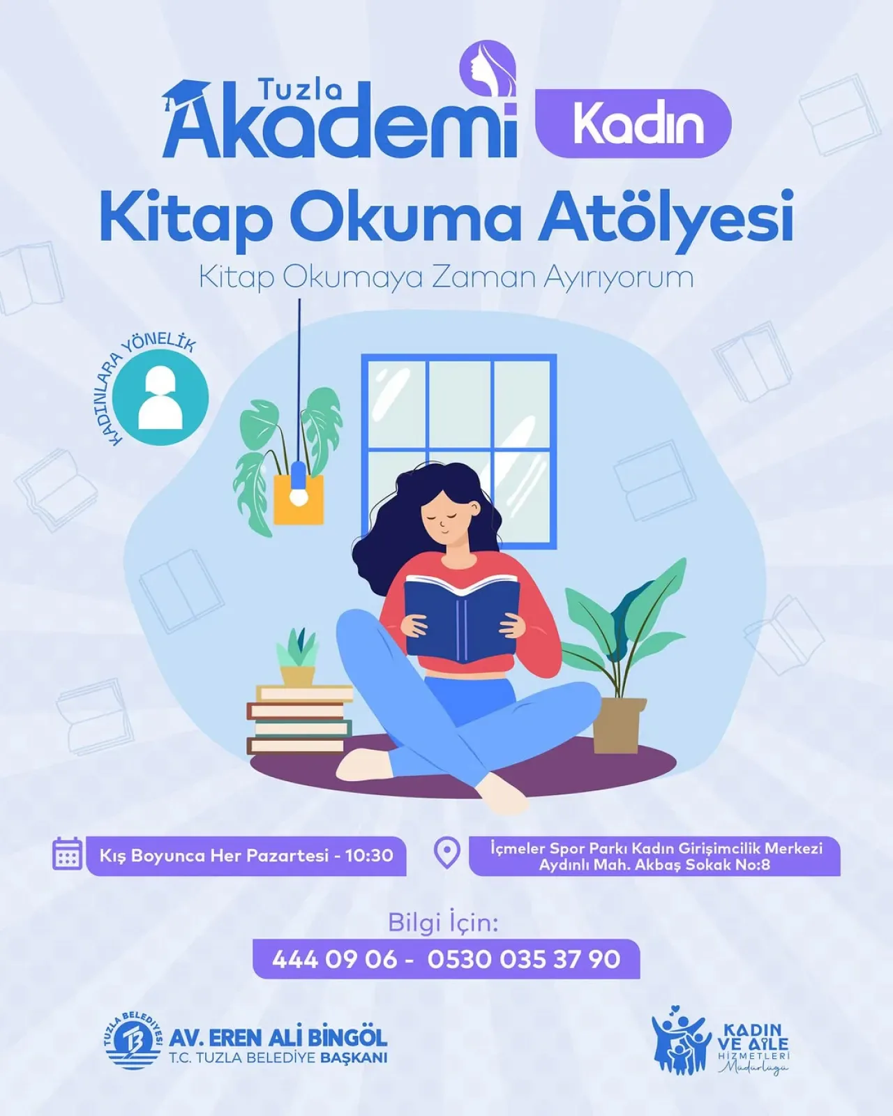 Tuzla'da Kadınlar İçin Kitap Okuma Atölyesi Başladı Tuzla'da Kadınlar İçin Kitap Okuma Atölyesi Başladı