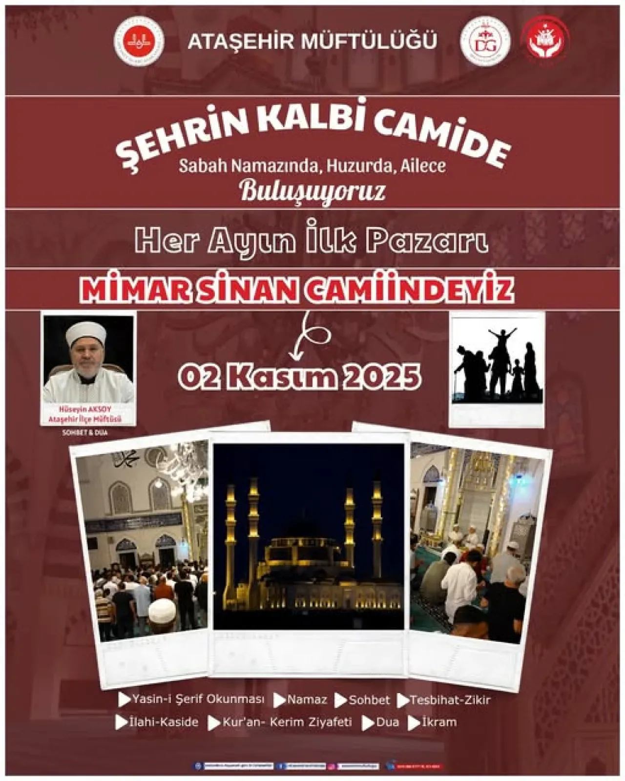 Ataşehir'de Her Ayın İlk Pazarı Sabah Namazı Buluşması Düzenleniyor Ataşehir'de Her Ayın İlk Pazarı Sabah Namazı Buluşması Düzenleniyor