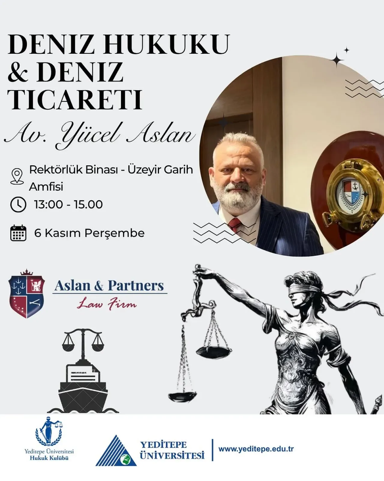 Yeditepe Üniversitesi'nde Deniz Hukuku Kariyer Etkinliği Yeditepe Üniversitesi'nde Deniz Hukuku Kariyer Etkinliği