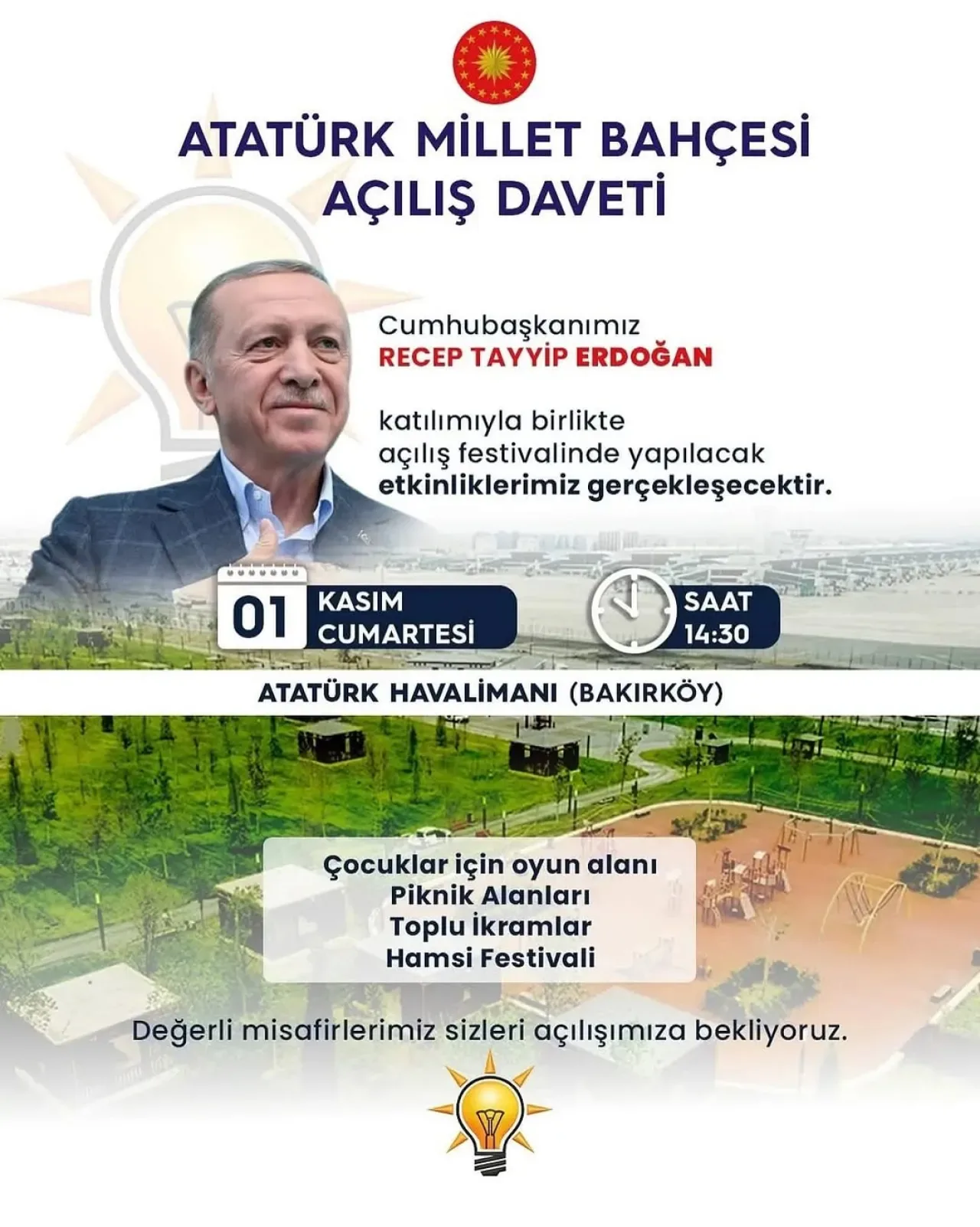 Küçükçekmece'de Atatürk Millet Bahçesi'nin Açılış Coşkusu Küçükçekmece'de Atatürk Millet Bahçesi'nin Açılış Coşkusu