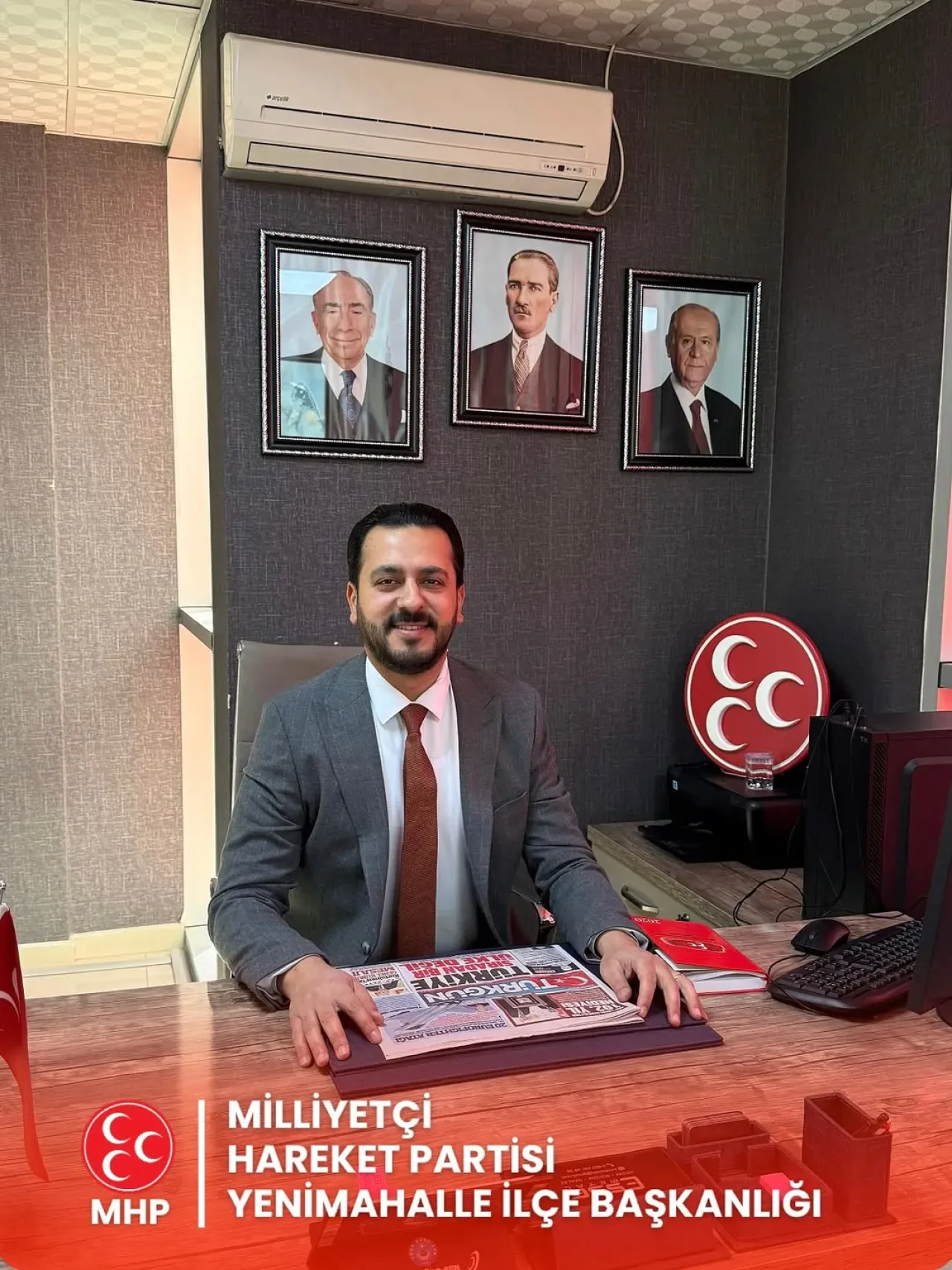 MHP Yenimahalle'de Bugünkü Nöbetçi Başkan Cihan Gürbüz MHP Yenimahalle'de Bugünkü Nöbetçi Başkan Cihan Gürbüz