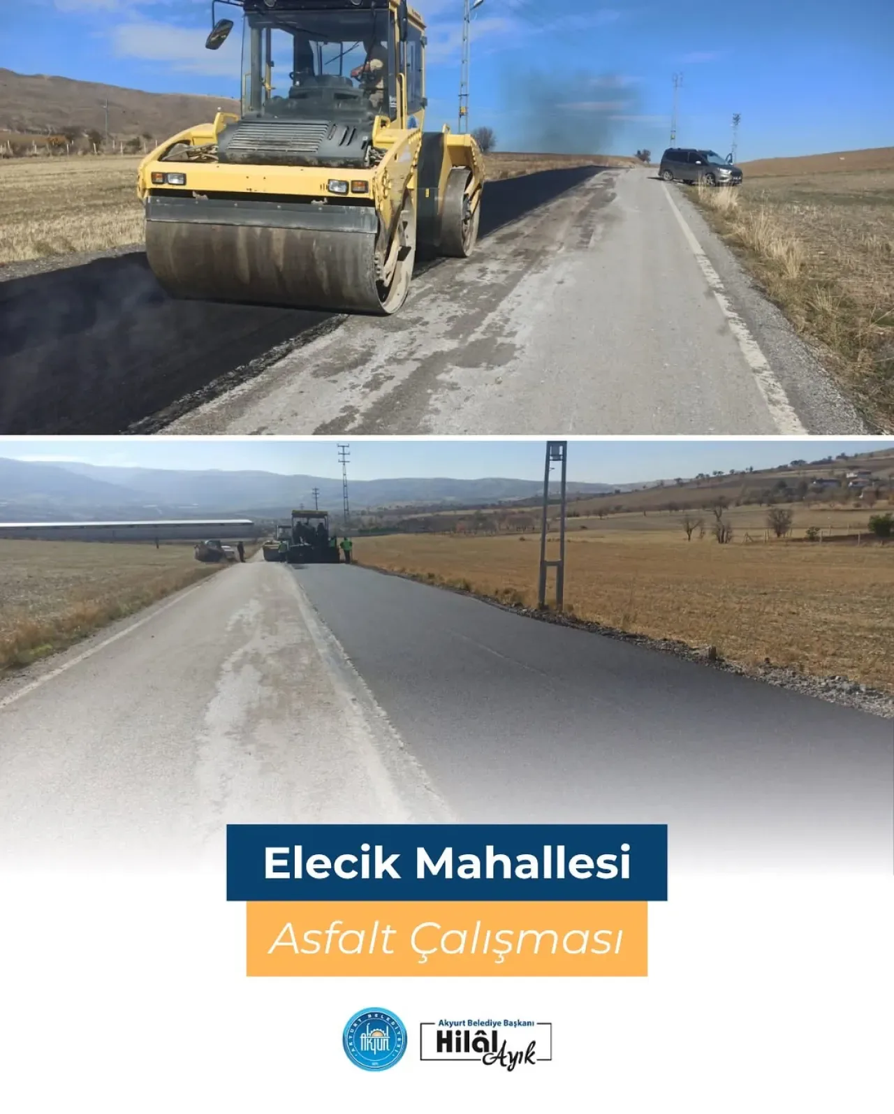 Akyurt Belediyesi, Elecik Mahallesi'nde Yol Çalışmalarını Sürdürüyor Akyurt Belediyesi, Elecik Mahallesi'nde Yol Çalışmalarını Sürdürüyor