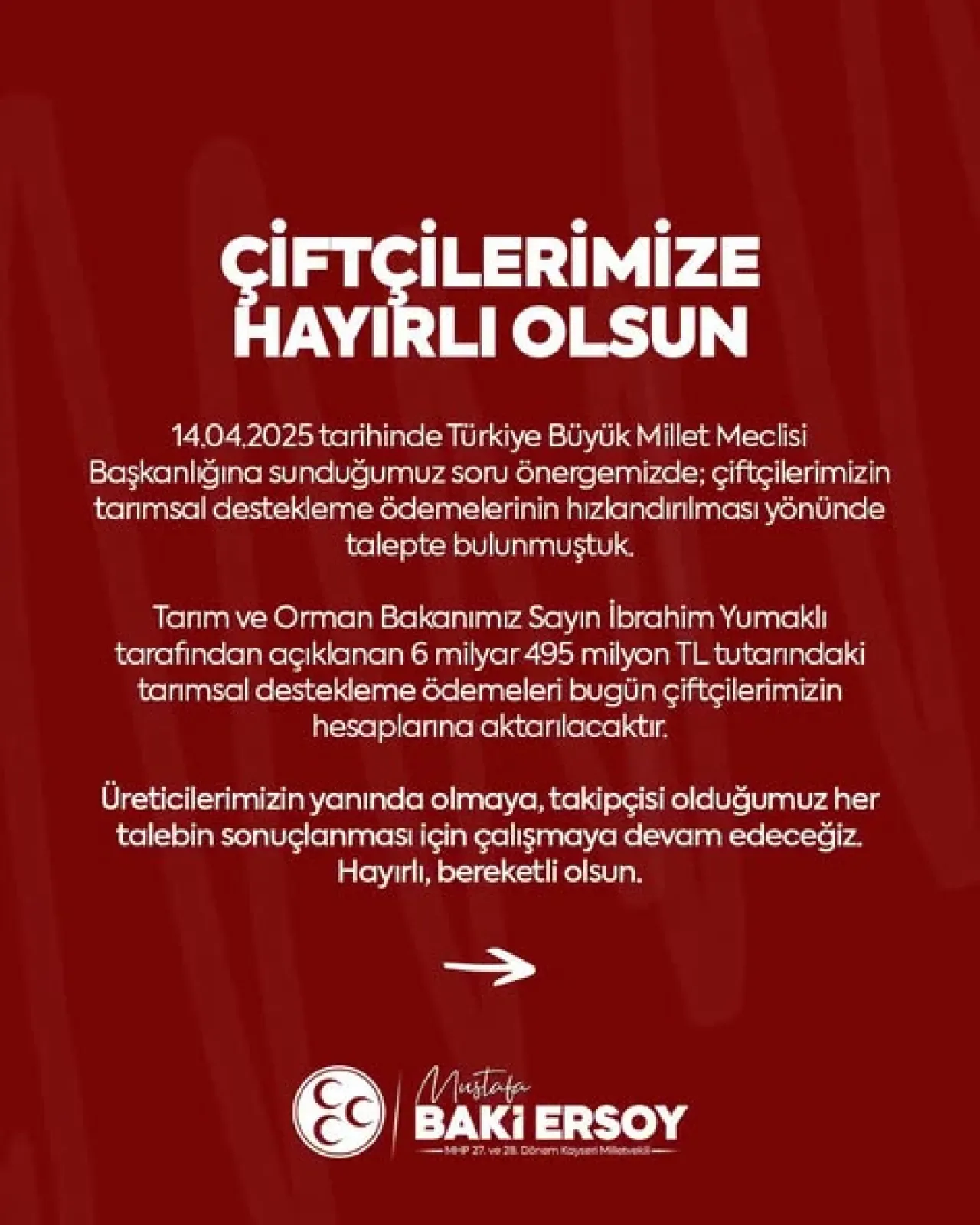 Çiftçilere Tarımsal Destek Ödemeleri Hesaplara Aktarılıyor Çiftçilere Tarımsal Destek Ödemeleri Hesaplara Aktarılıyor